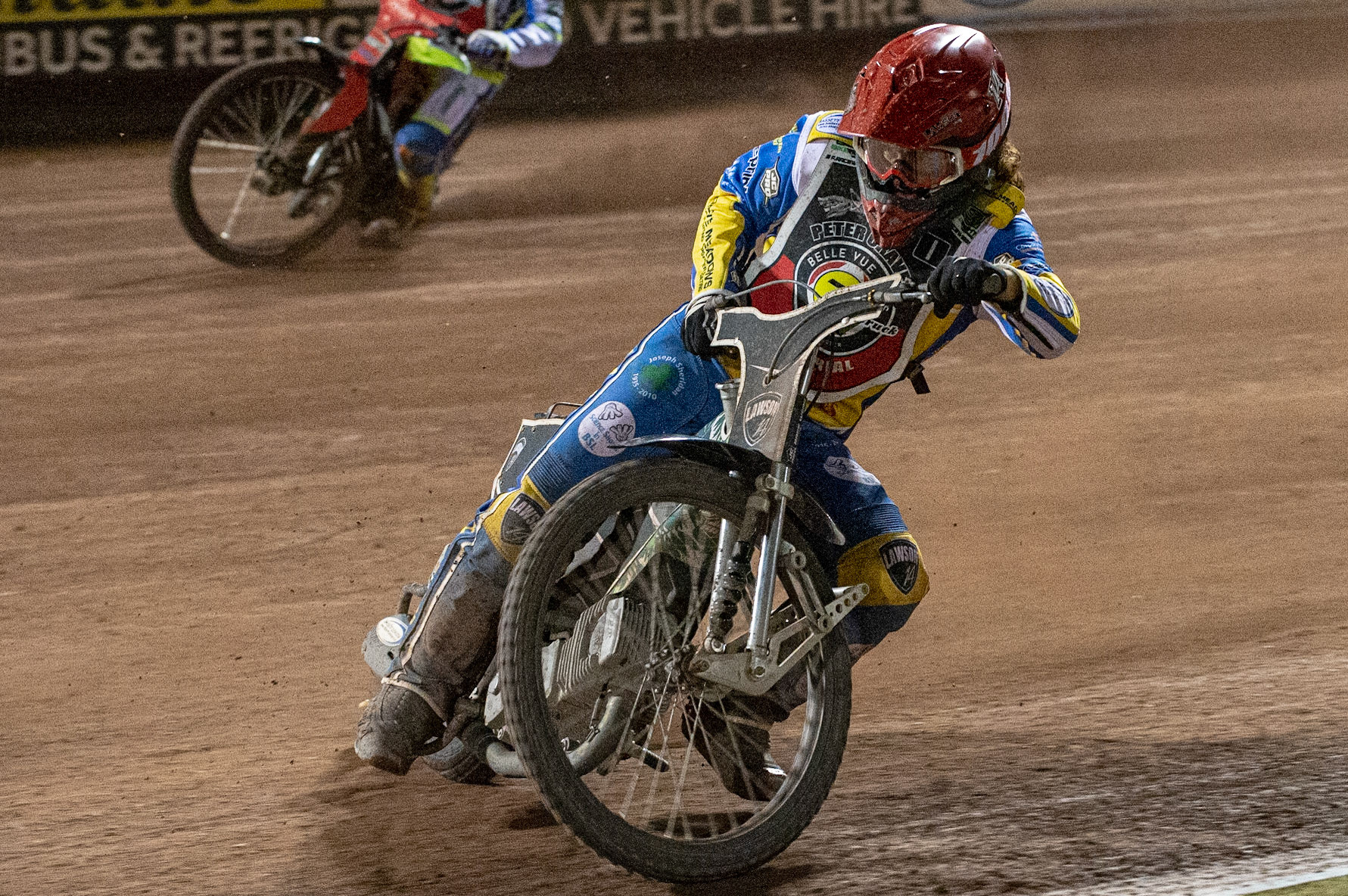 Photo: Ian CharlesRichard Lawson in action Peter Craven Memorial Trophy, National Speedway Stadium, Manchester Thursday  22  October  2020
