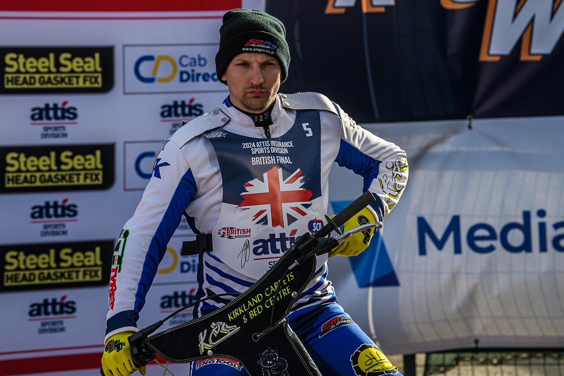 Craig Cook during the Attis Insurance Sports Division British Speedway Championship Final at the National Speedway Stadium, Manchester on Saturday 8th June 2024. (Photo: Ian Charles | MI News)