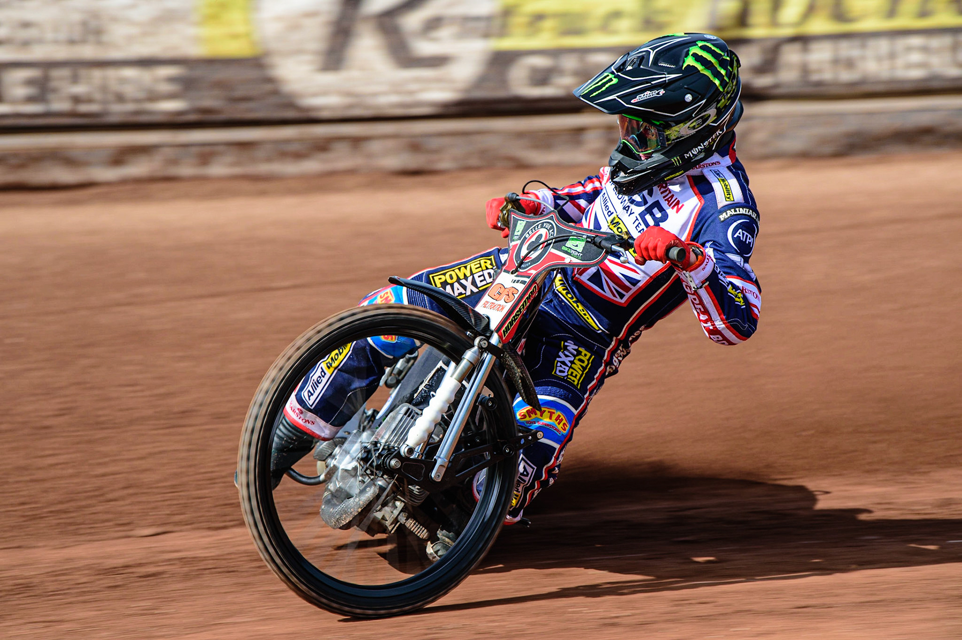 MANCHESTER, UK. MAR 14TH Dan Bewley, former Belle Vue rider gets some practice laps in during the Belle Vue Speedway Media Day at the National Speedway Stadium, Manchester on Monday 14th March 2022. (Credit: Ian Charles | MI News)
