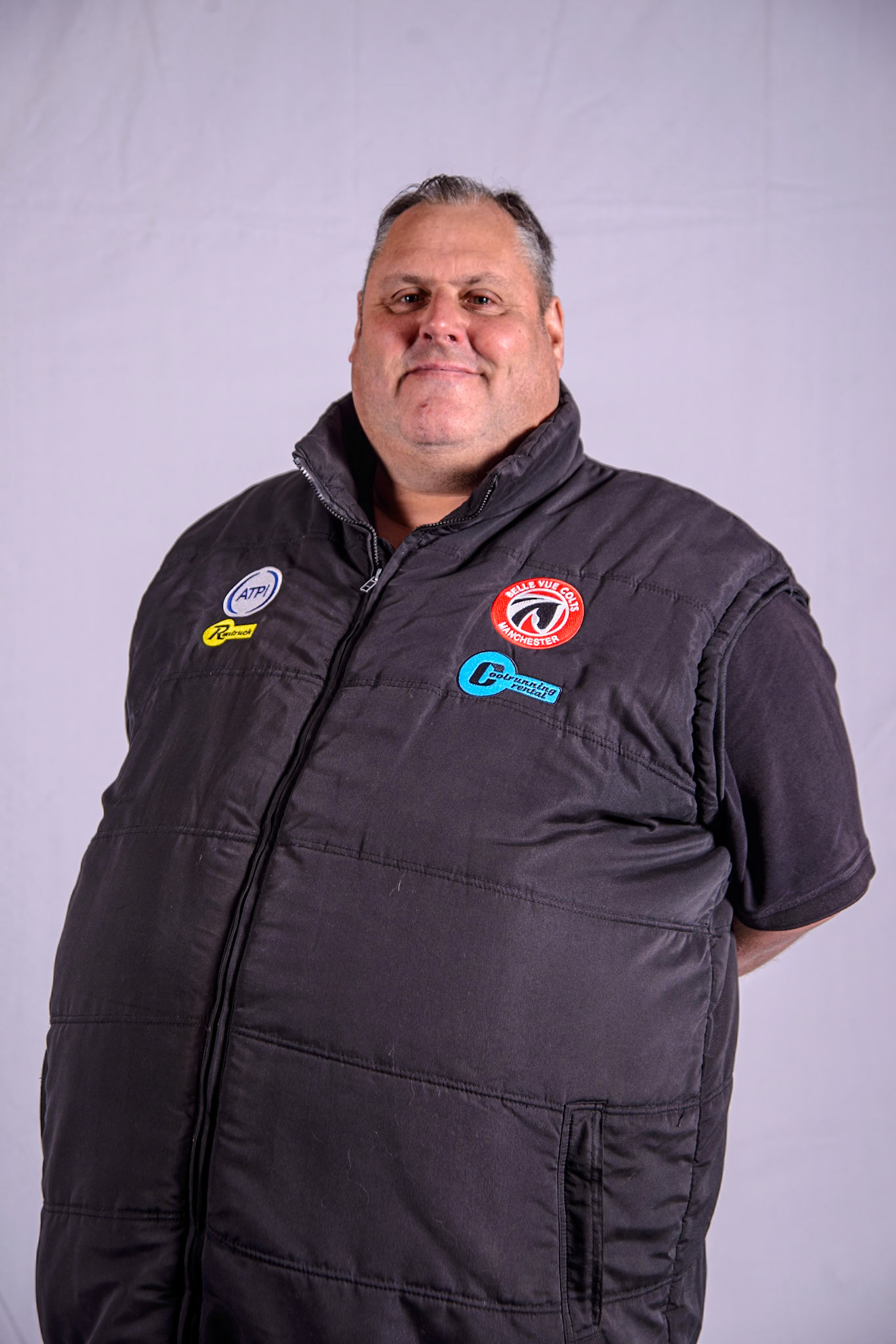Steve Williams, Belle Vue Colts Joint Team Manager during the Belle Vue Aces Media Day at the National Speedway Stadium, Manchester on Wednesday 12th March 2025. (Photo: Ian Charles | MI News)