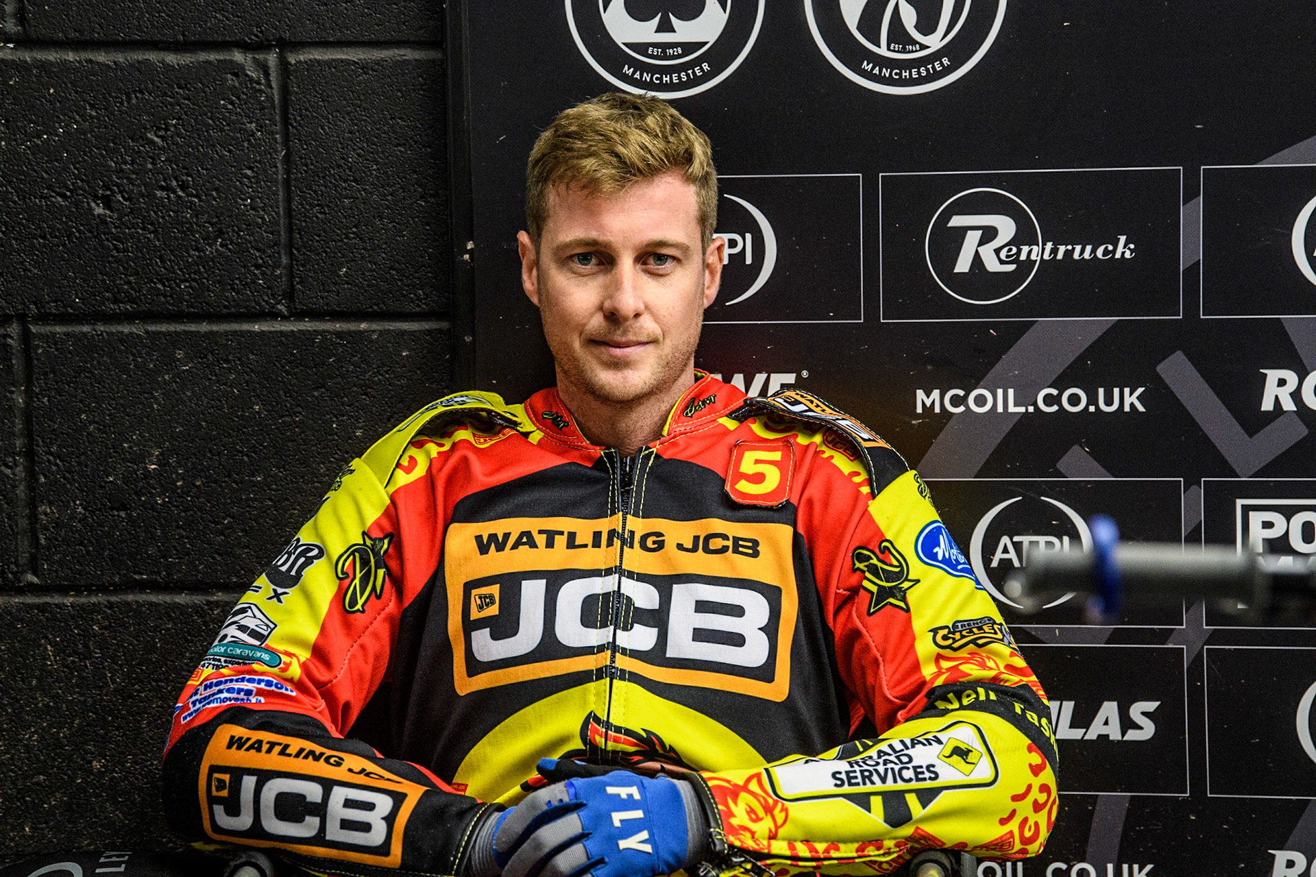 Leicester Lions' Ryan Douglas during the Rowe Motor Oil Premiership Grand Final 1st Leg between Belle Vue Aces and Leicester Lions at the National Speedway Stadium, Manchester on Monday 23rd September 2024. (Photo: Ian Charles | MI News)