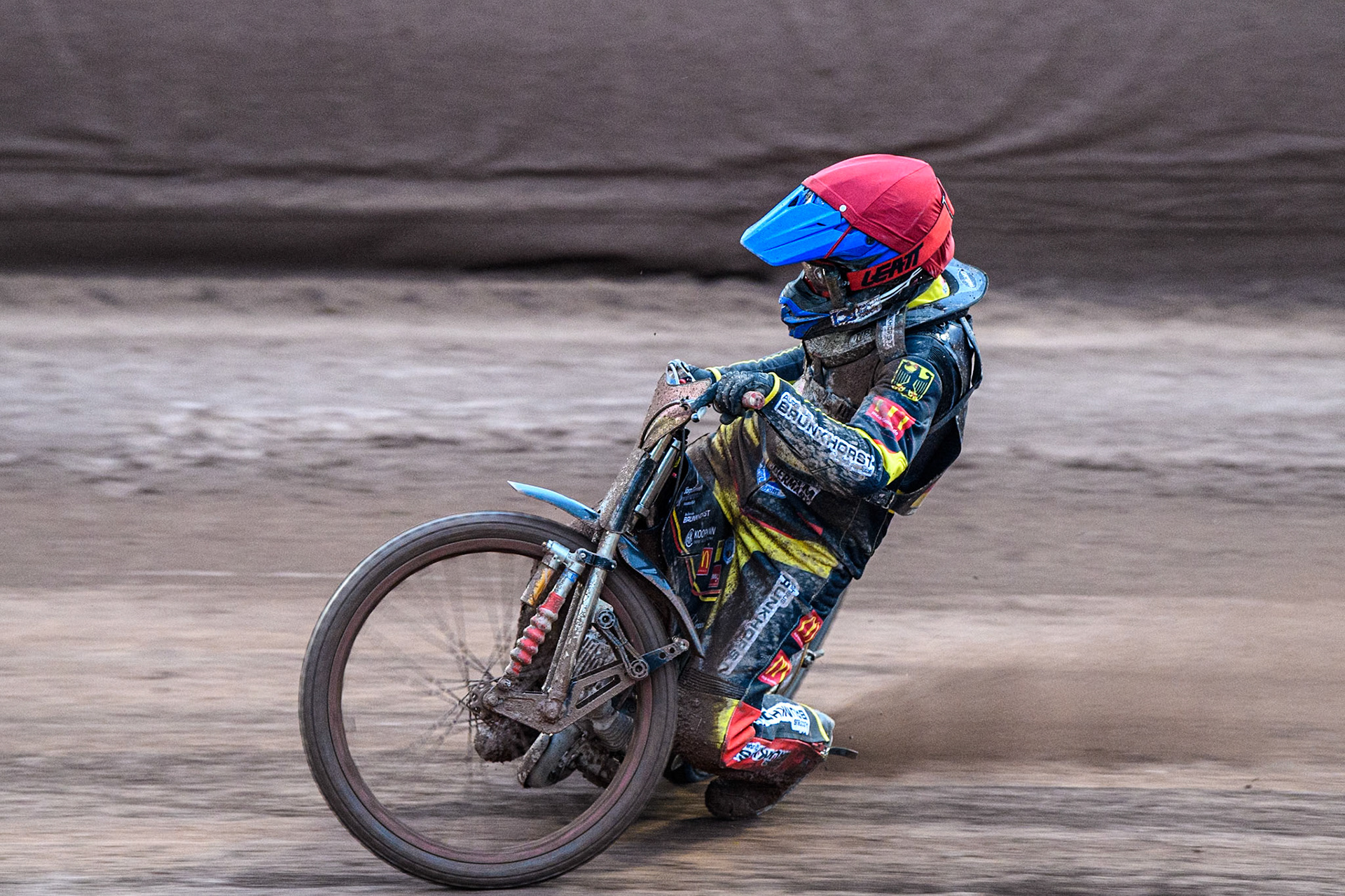 Jonny Wynant of Germany in action during the Monster Energy FIM Speedway of Nations 2 (Under 21) Final at the National Speedway Stadium, Manchester on Friday 12th July 2024. (Photo: Ian Charles | MI News)