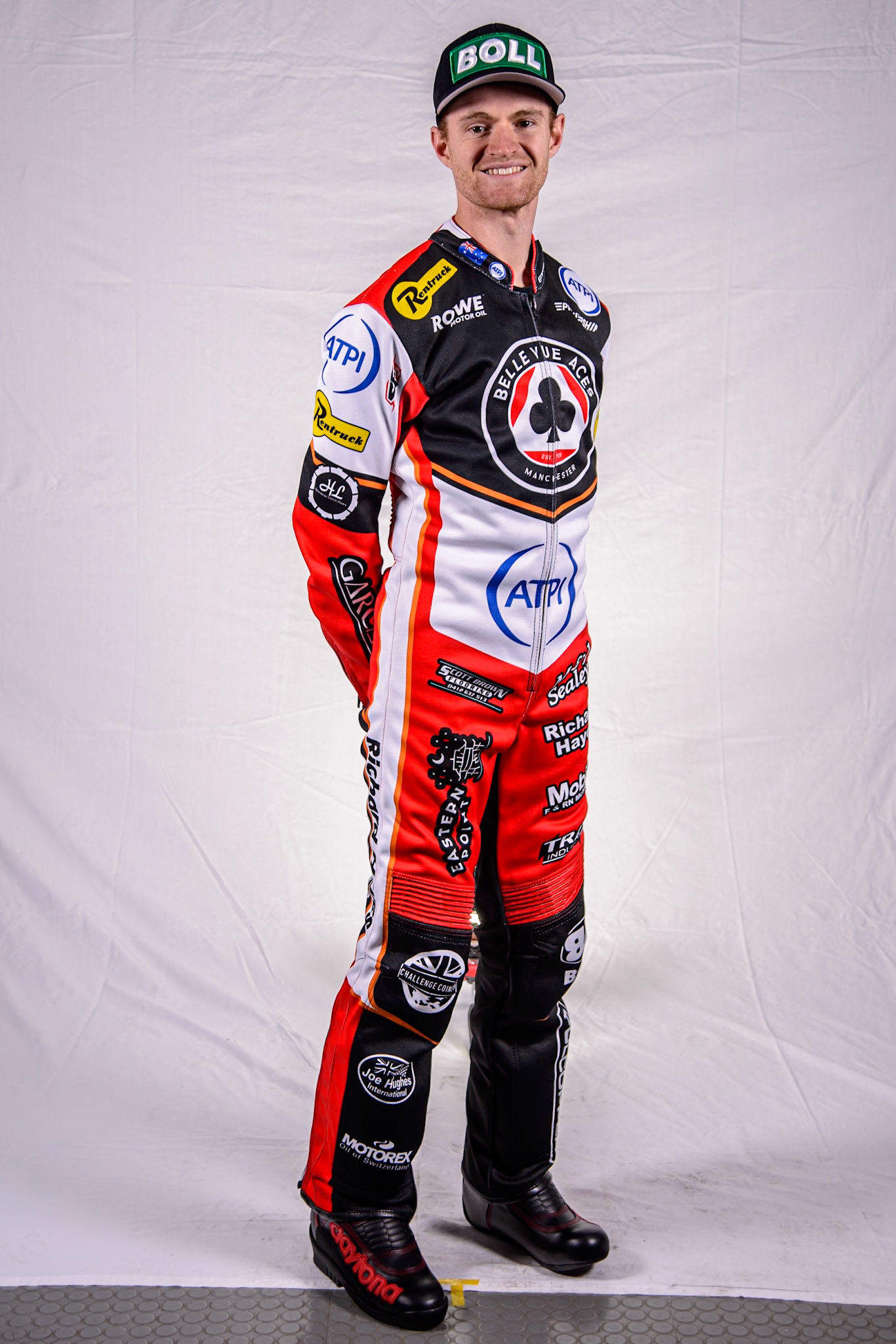 Brady Kurtz - Belle Vue Aces during the Belle Vue Aces Media Day at the National Speedway Stadium, Manchester on Wednesday 12th March 2025. (Photo: Ian Charles | MI News)