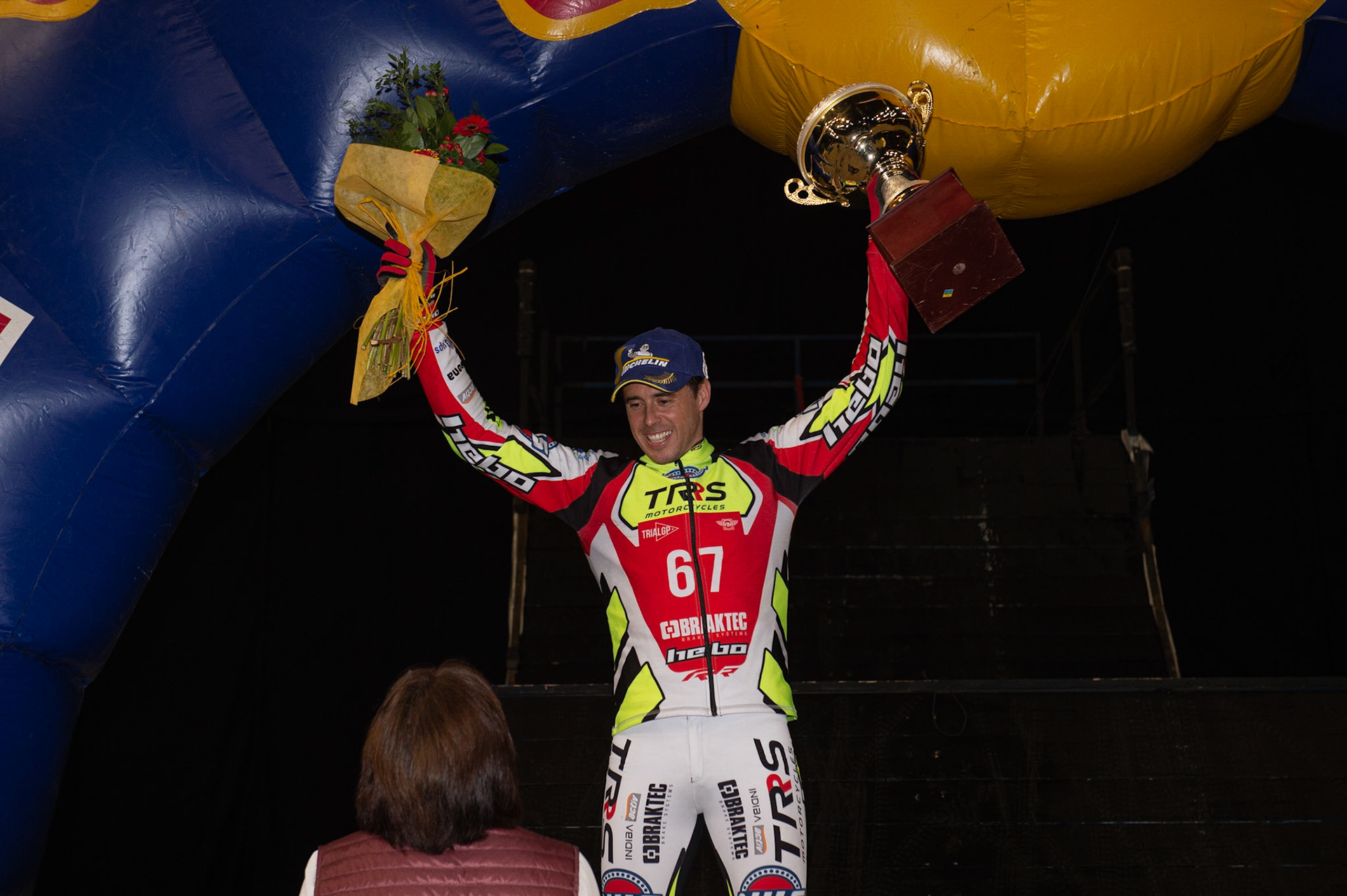 SHEFFIELD, ENGLAND  - DECEMBER 28TH  2nd place for Adam Raga, Spain (TRRS)  during the 25th Anniversary Sheffield Indoor Trial at the FlyDSA Arena, Sheffield on Saturday 28th December 2019. (Credit: Ian Charles | MI News)