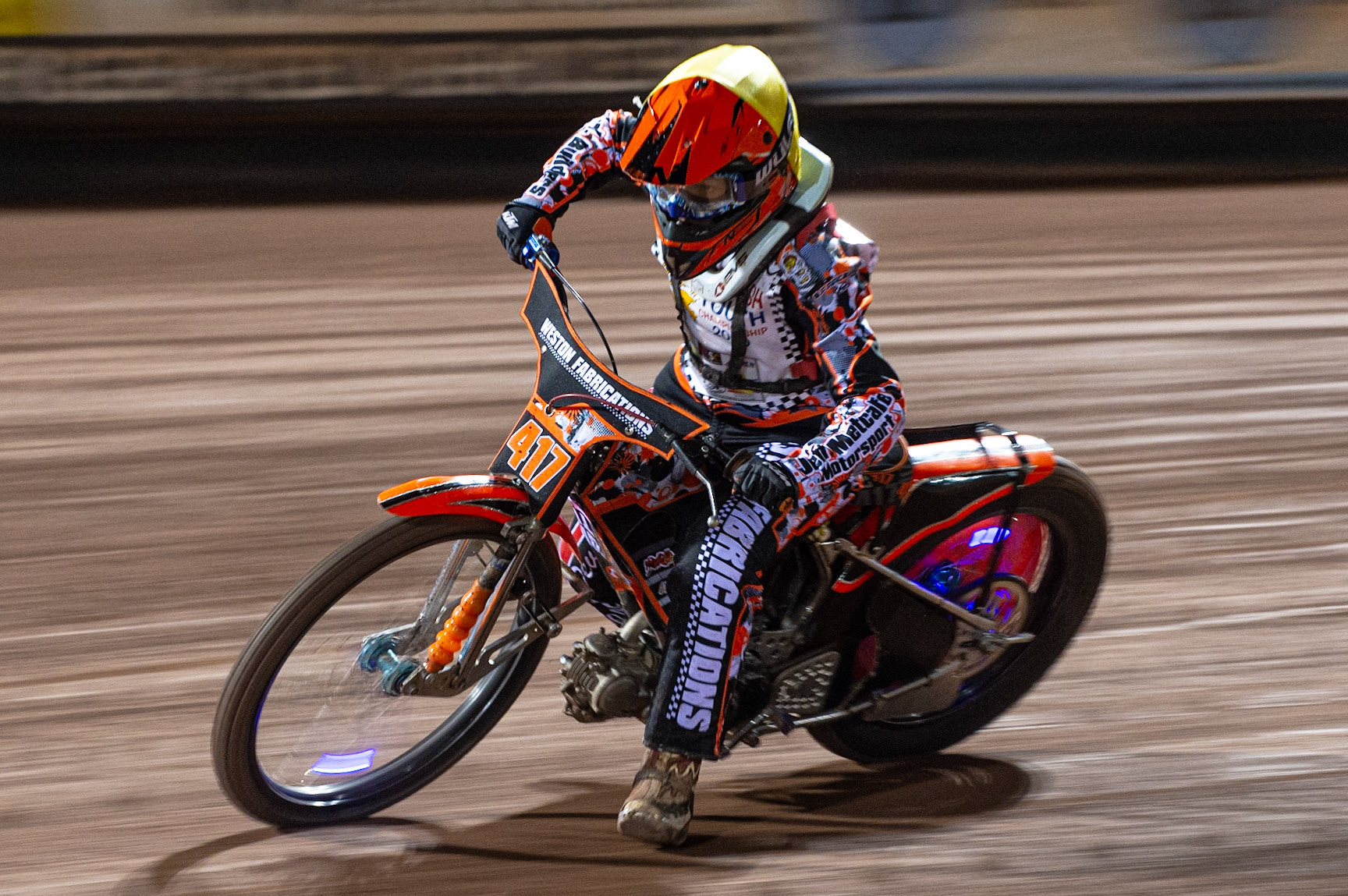Photo: Ian CharlesBecky Weston in action  (125cc B Class)British Youth Speedway Championship (Round 5), National Speedway Stadium, Manchester Saturday  10  October  2020