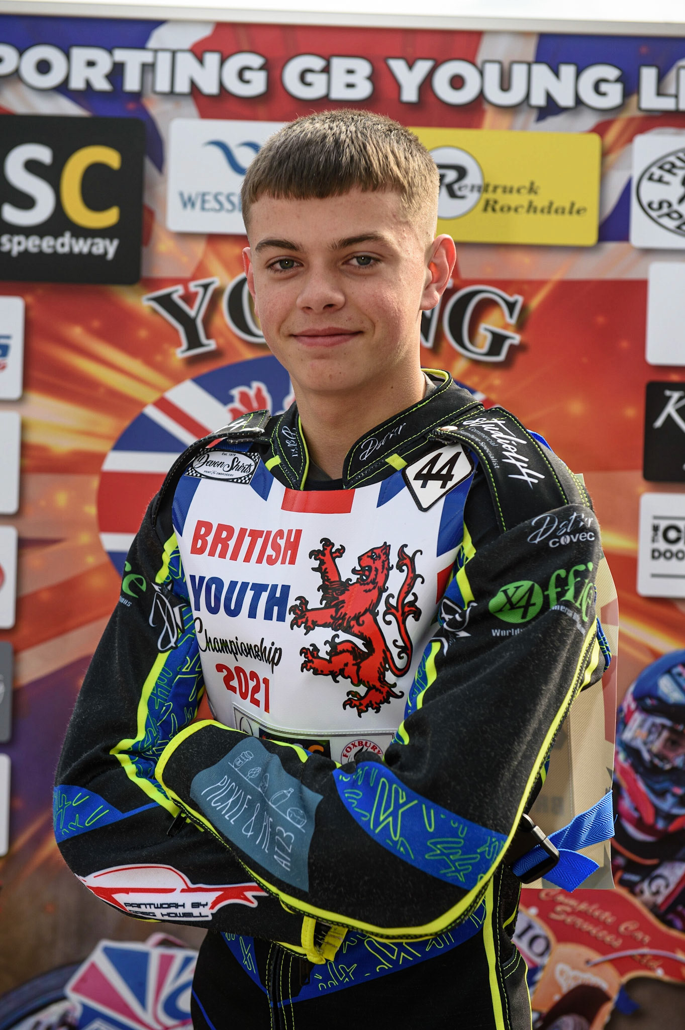 MANCHESTER, UK. MAY 28TH   Alex Goldsborough - 500cc CLASS during the British Junior Championship at the National Speedway Stadium, Manchester on Friday 28th May 2021. (Credit: Ian Charles | MI News)