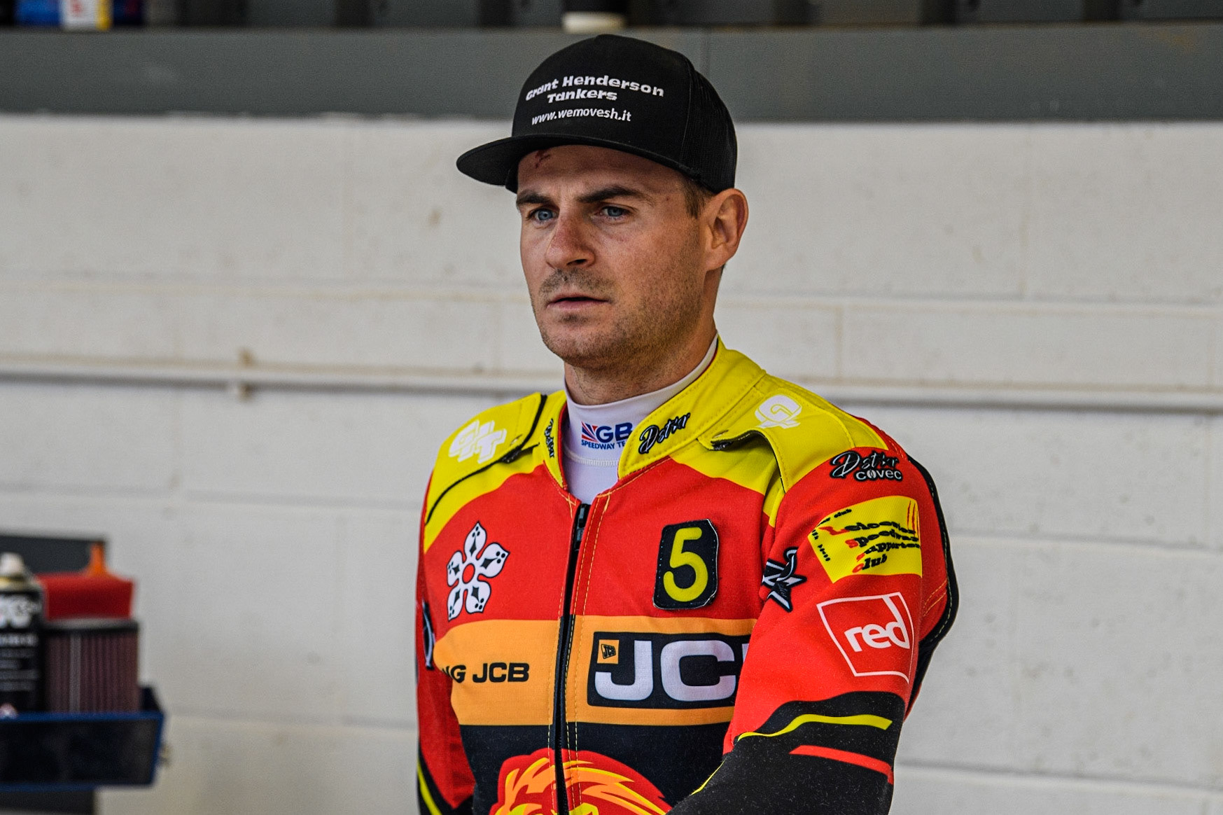 Richie Worrall - Leicester Watling JCB Lions during the Sports Insure Premiership match between Belle Vue Aces and Leicester Lions at the National Speedway Stadium, Manchester on Monday 28th August 2023. (Photo: Ian Charles | MI News)