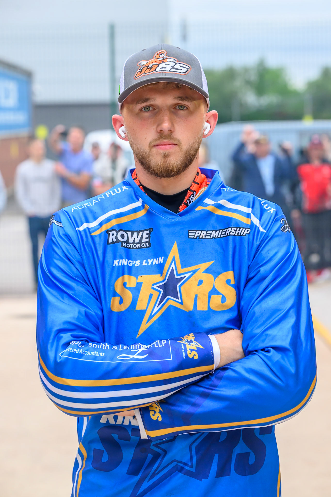 Jordan Jenkins of Kings Lynn Stars during the Rowe Motor Oil Premiership match between Belle Vue Aces and King's Lynn Stars at the National Speedway Stadium, Manchester on Monday 29th June 2026. (Photo: Ian Charles | MI News)
