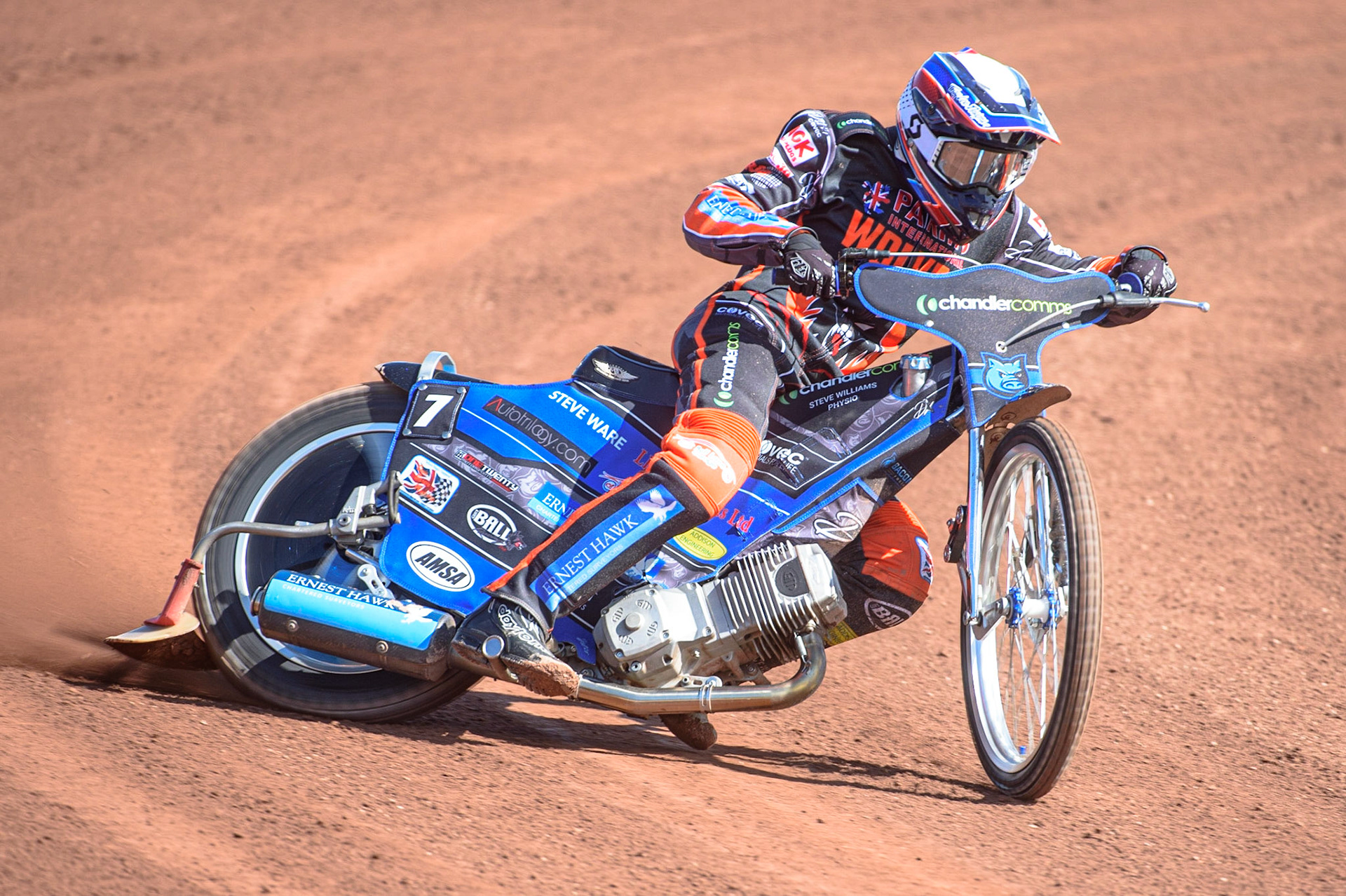 Photo: Ian CharlesTom Bacon In ActionDiscovery Networks Eurosport Speedway Season Launch, National Speedway Stadium, Manchester Wednesday  12  May  2021 In ActionDiscovery Networks Eurosport Speedway Season Launch, National Speedway Stadium, Manchester Wednesday  12  May  2021