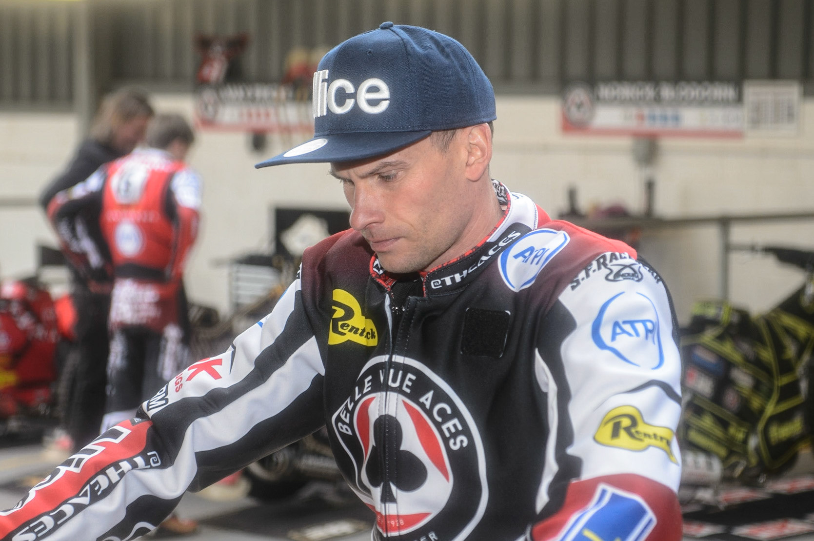 MANCHESTER, UK. MAY 2ND  Matej Žagar  - Belle Vue ATPI Aces  during the SGB Premiership match between Belle Vue Aces and Peterborough at the National Speedway Stadium, Manchester on Monday 2nd May 2022. (Credit: Ian Charles | MI News)