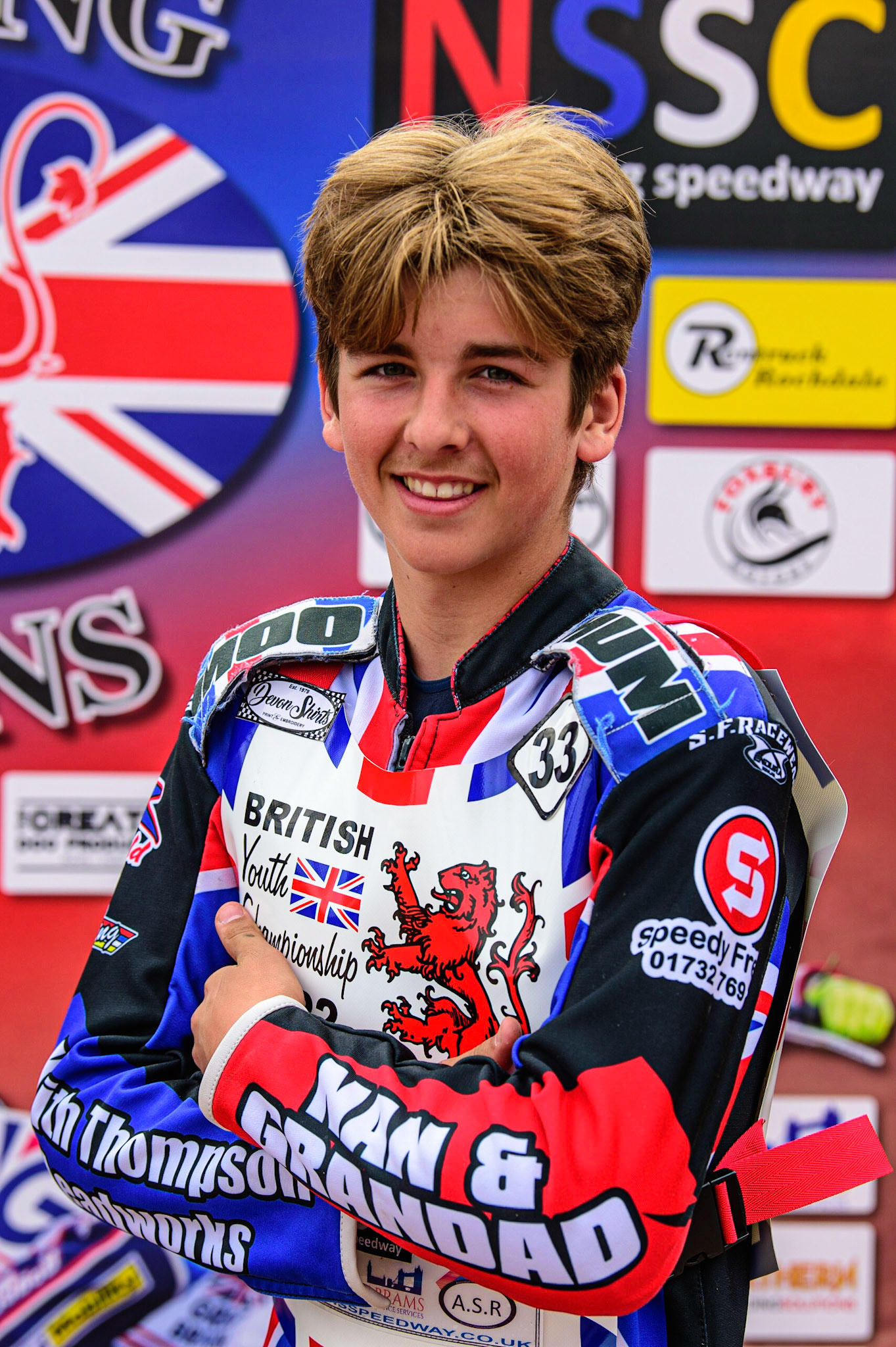 MANCHESTER, UK. JUN 3RD Charlie Wood (33)  during the British Youth Speedway Championship (Round 4)  at the National Speedway Stadium, Manchester on Friday 3rd June 2022. (Credit: Ian Charles | MI News)