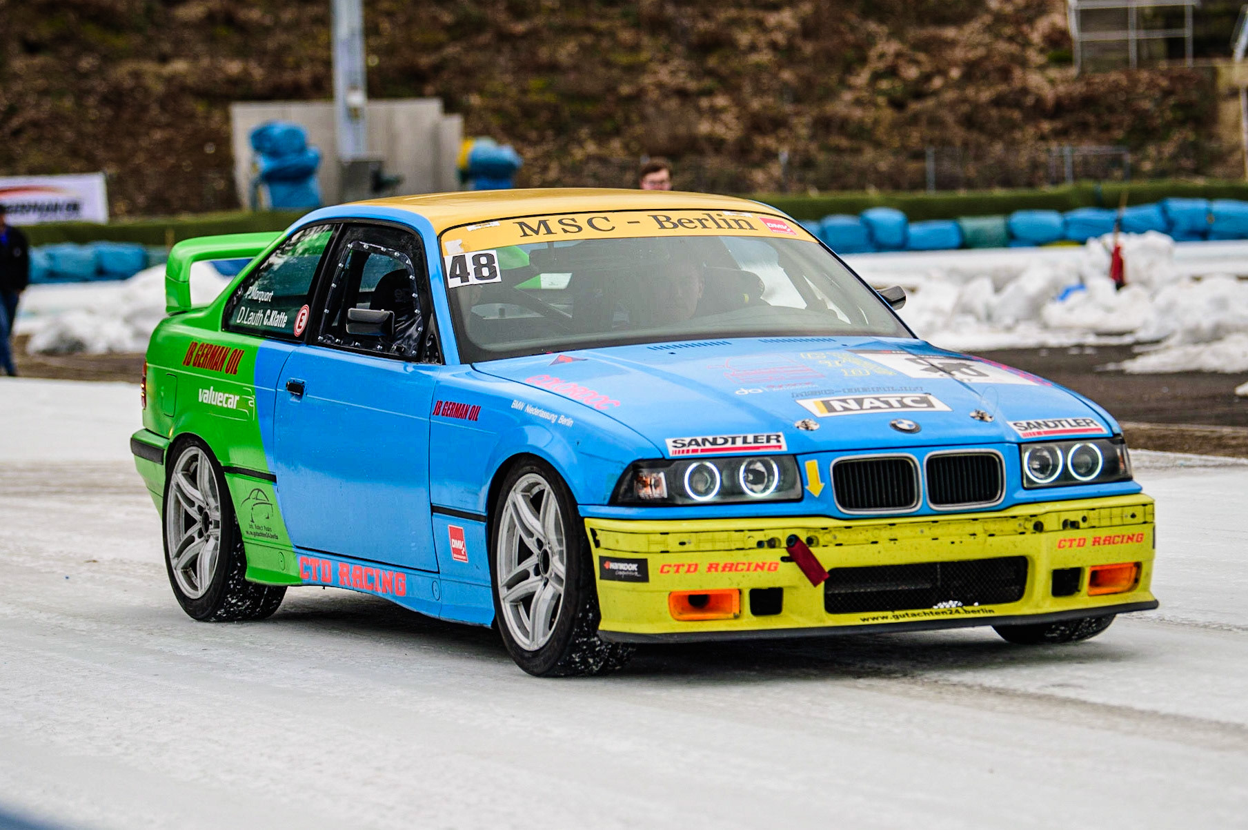 Before the meeting the organisers showed off some of their other motorsport vehicles during the German Individual Ice Speedway Championship at Horst-Dohm-Eisstadion, Berlin on Friday 3rd March 2023. (Photo: Ian Charles | MI News)