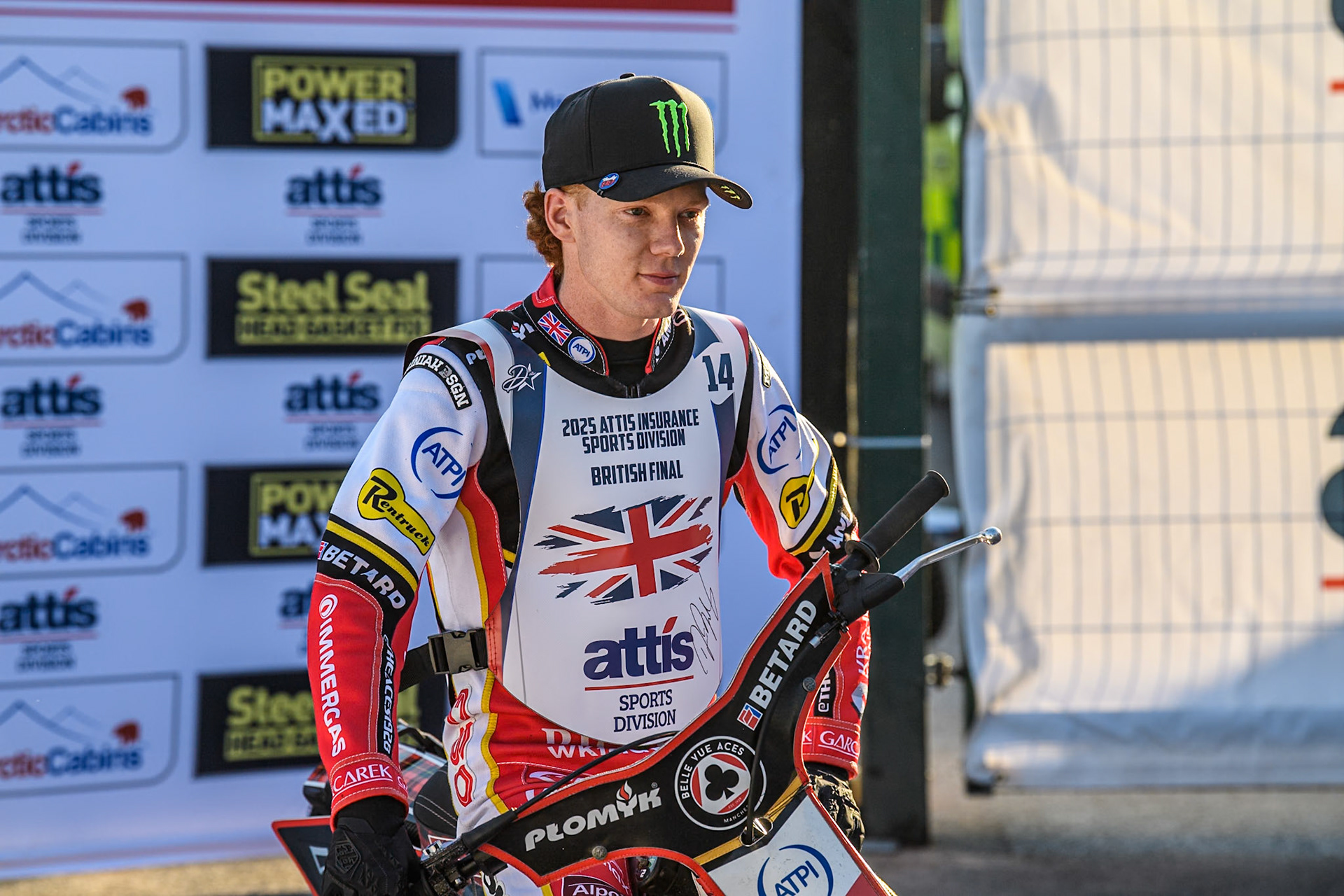 Dan Bewley during the Attis Insurance Sports Division British Final at the National Speedway Stadium, Manchester on Monday 12th May 2025. (Photo: Ian Charles | MI News)