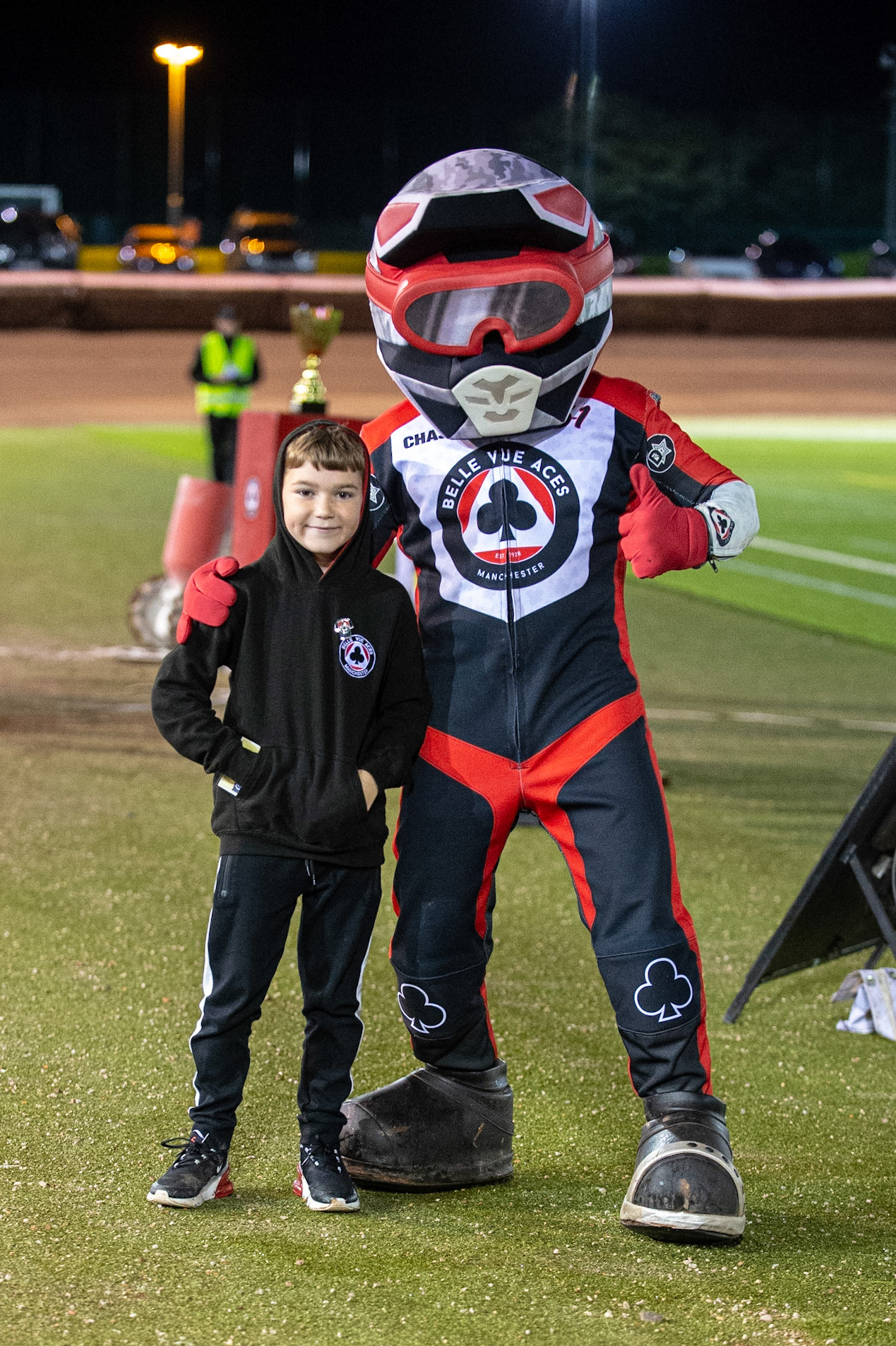 Photo by Ian Charles:



Belle Vue Aces v Swindon Robins, Supporters Cup Final 1st Leg, National Speedway Stadium, Manchester, Thursday, 12, September, 2019