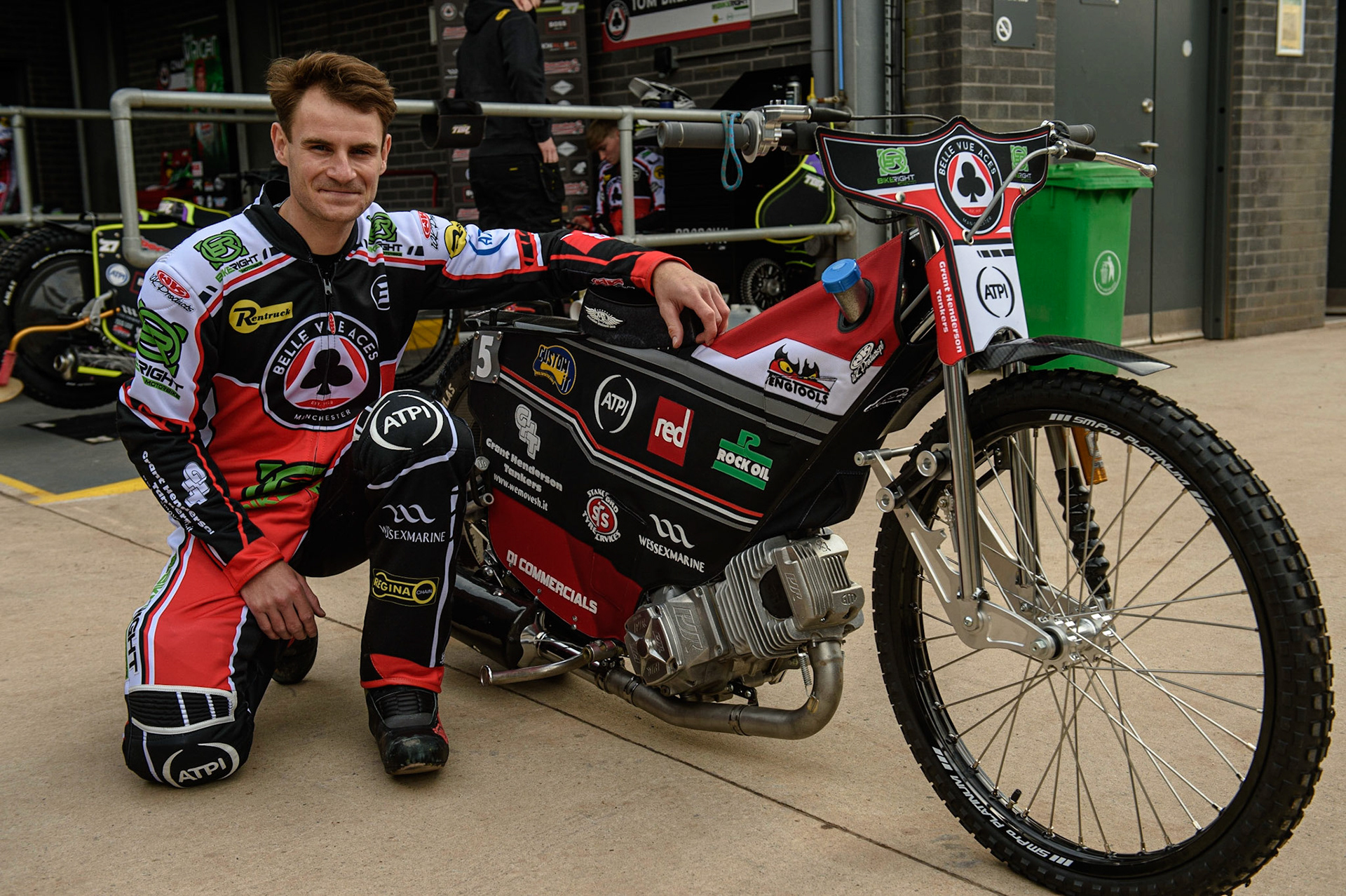 Photo: Ian CharlesRichie Worrall - Belle Vue AcesBelle Vue Press &amp; Practice, , National Speedway Stadium, Manchester Thursday  13  May  2021