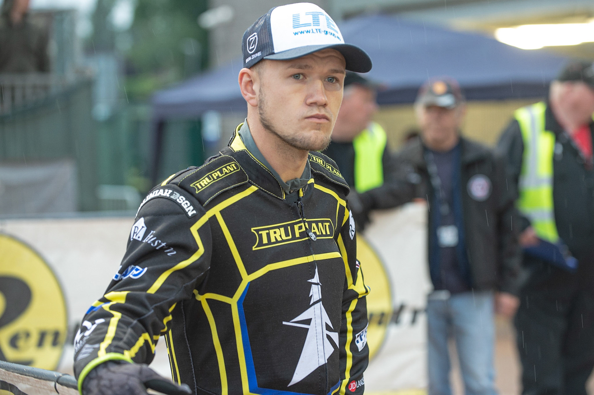 Photo by Ian Charles

Krystian Pieszczek  looks across the track before the meeting


Belle Vue Aces v Ipswich Witches, British Speedway Premiership, Belle Vue National Speedway Stadium, Manchester, Monday 8  July  2019