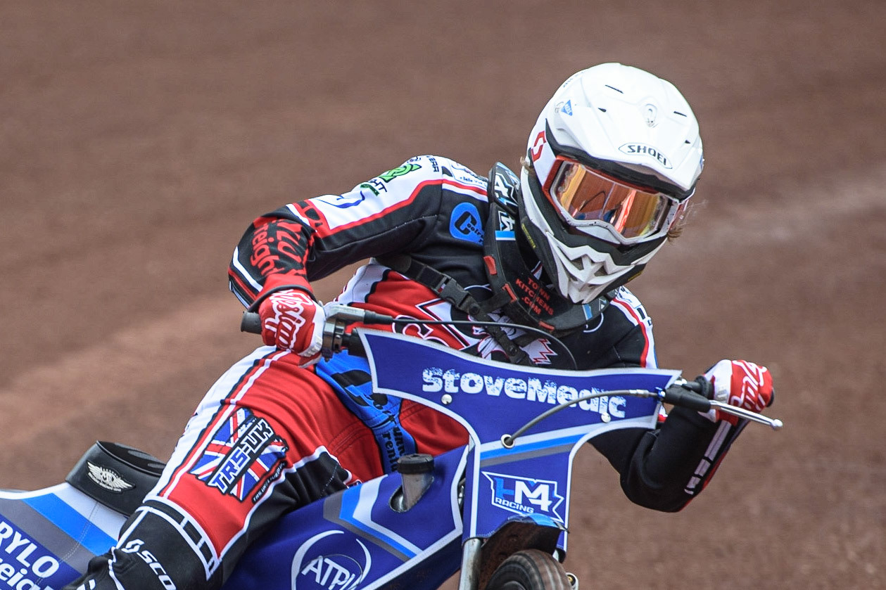 Photo: Ian CharlesHarry McGurk in actionBelle Vue Press &amp; Practice Day, National Speedway Stadium, Manchester Thursday  13  May  2021