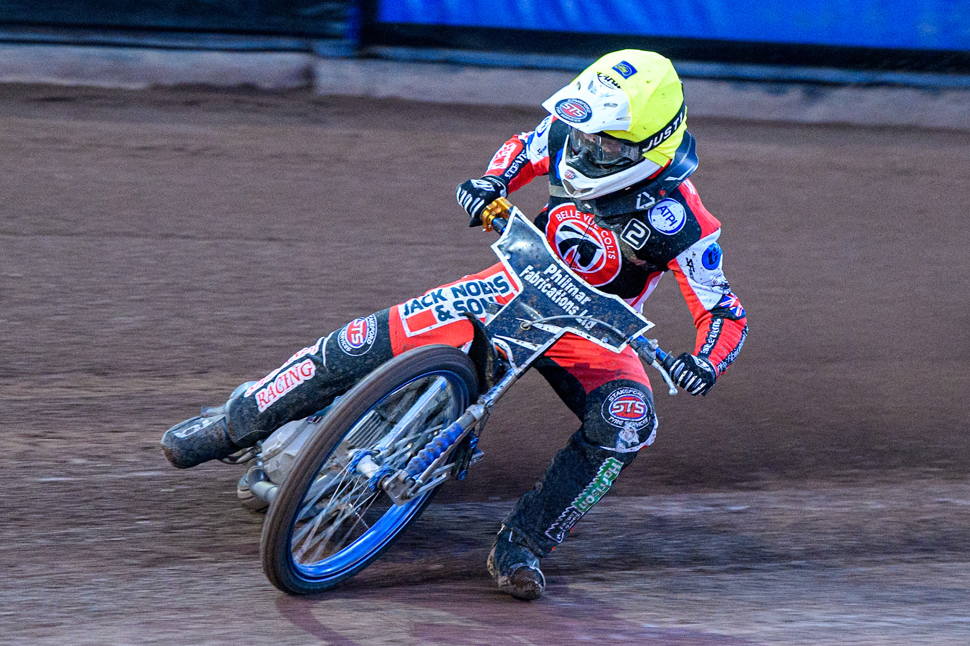 Belle Vue Colts' Jack Shimelt  in action during the WSRA National Development League match between Sheffield Tiger Cubs and Belle Vue Colts at Owlerton Stadium, Sheffield on Thursday 12th September 2024. (Photo: Ian Charles | MI News)