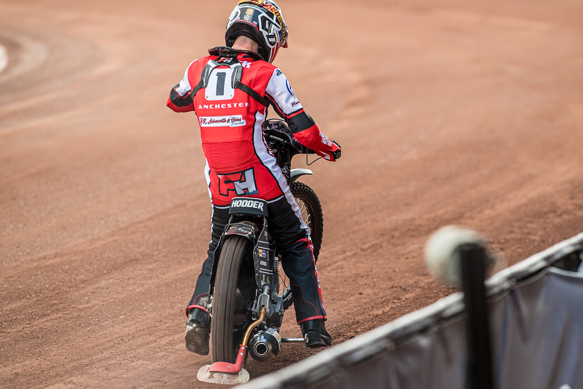 Freddy Hodder does a practice start during the Belle Vue Aces Media Day at the National Speedway Stadium, Manchester on Wednesday 12th March 2025. (Photo: Ian Charles | MI News)