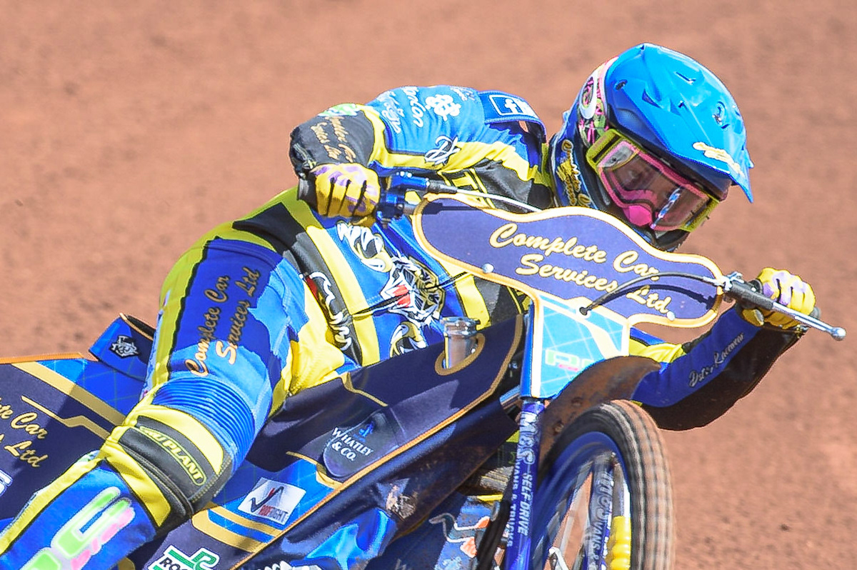 Photo: Ian CharlesKyle Howarth In ActionDiscovery Networks Eurosport Speedway Season Launch, National Speedway Stadium, Manchester Wednesday  12  May  2021