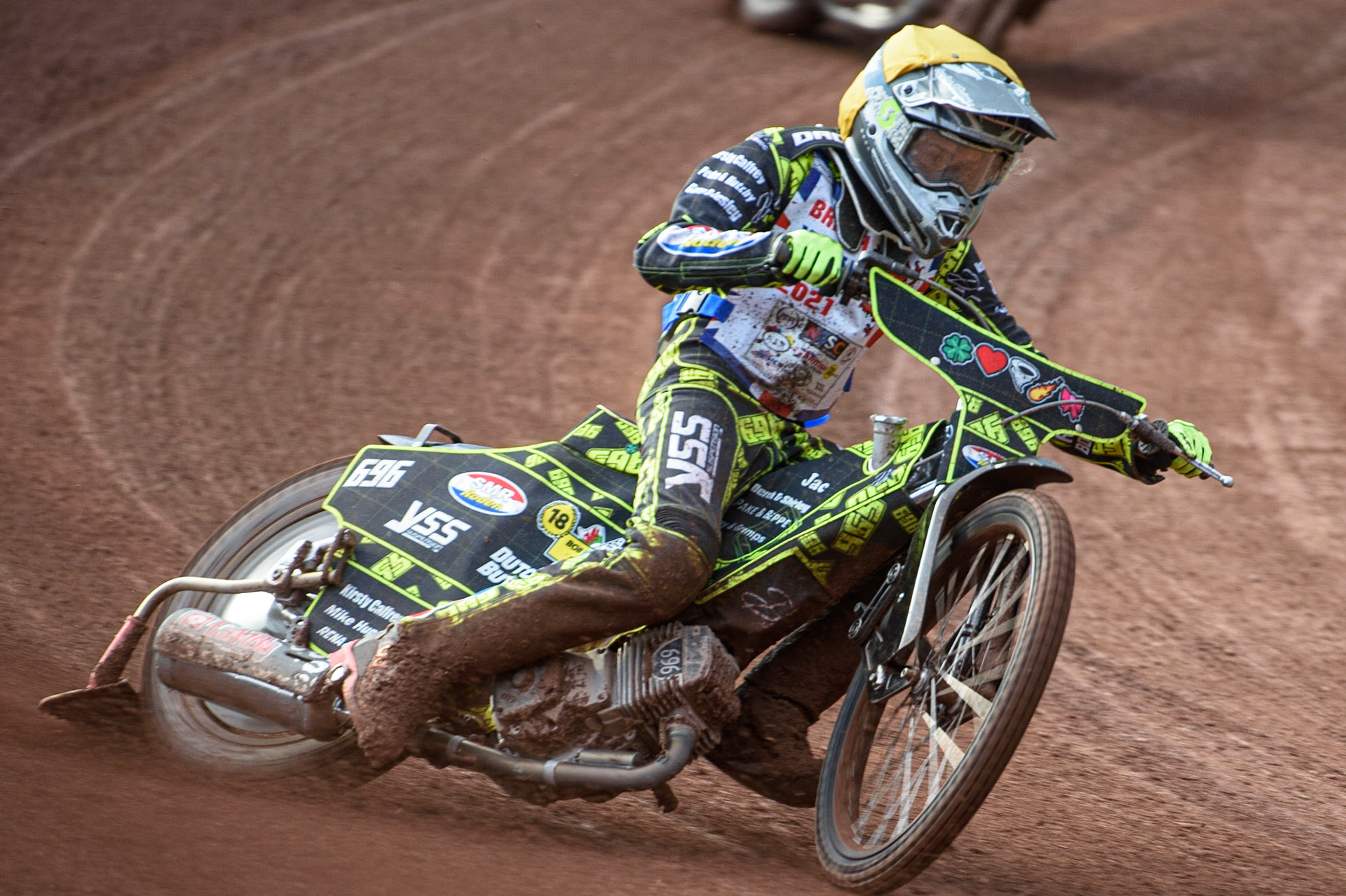 MANCHESTER, UK. MAY 28TH   Ace Pijper in action during the British Junior Championship at the National Speedway Stadium, Manchester on Friday 28th May 2021. (Credit: Ian Charles | MI News)