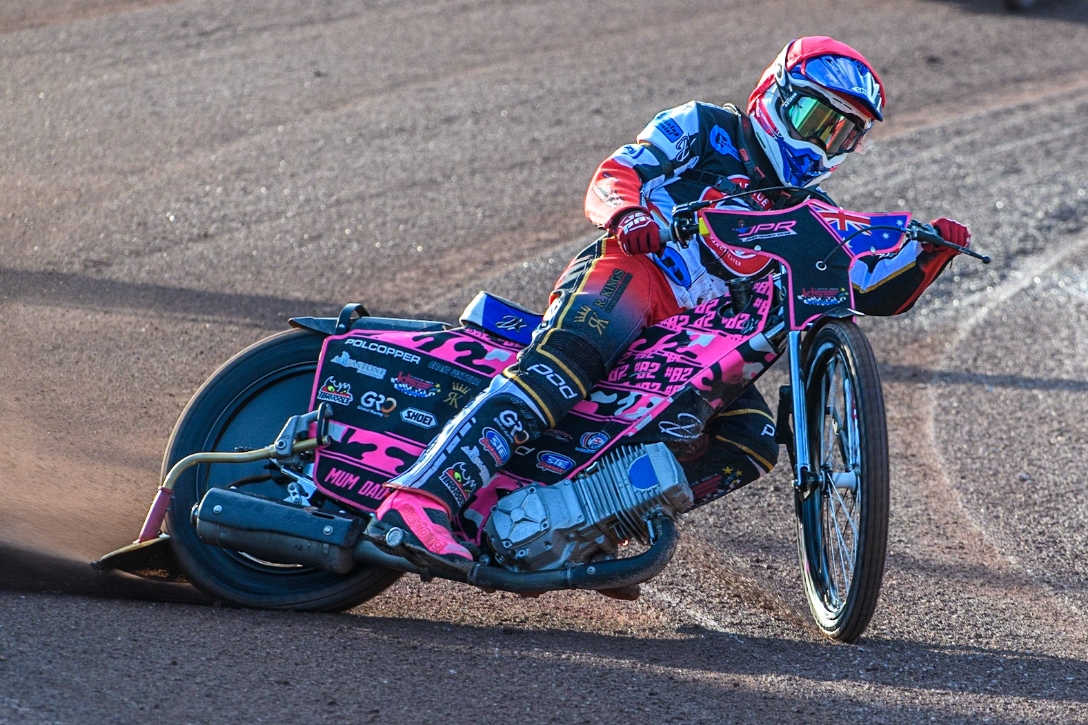 James Pearson in action  for Belle Vue Cool Running Colts during the National Development League match between Belle Vue Colts and Kent Royals at the National Speedway Stadium, Manchester on Friday 7th July 2023. (Photo: Ian Charles | MI News)