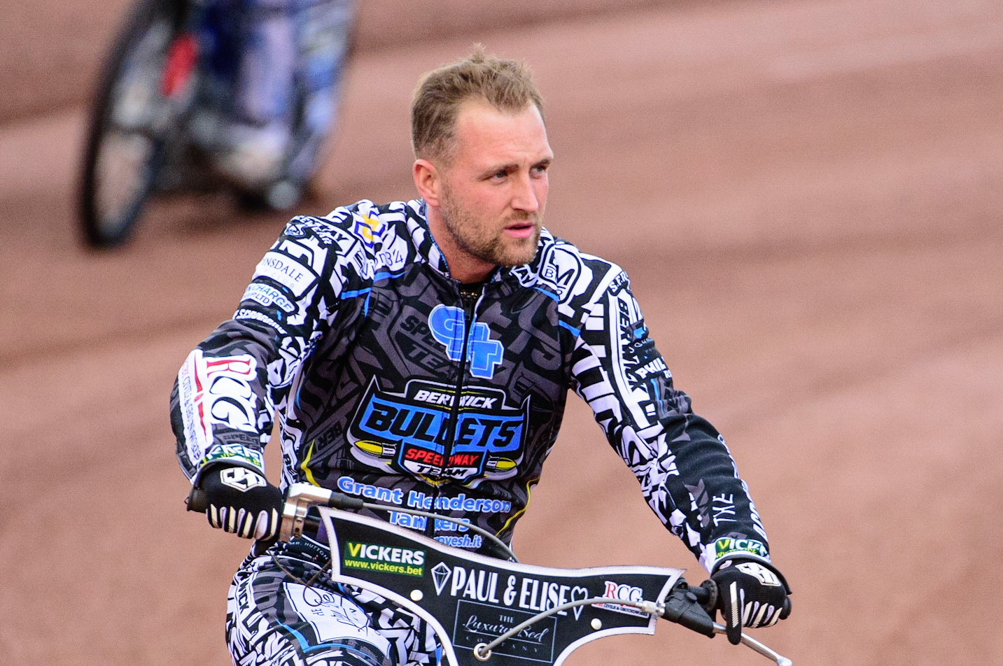 MANCHESTER, UK. JUN 24TH Luke Crang  - Berwick Bullets   during the National Development League match between Belle Vue Colts and Berwick Bullets at the National Speedway Stadium, Manchester on Friday 24th June 2022. (Credit: Ian Charles | MI News)
