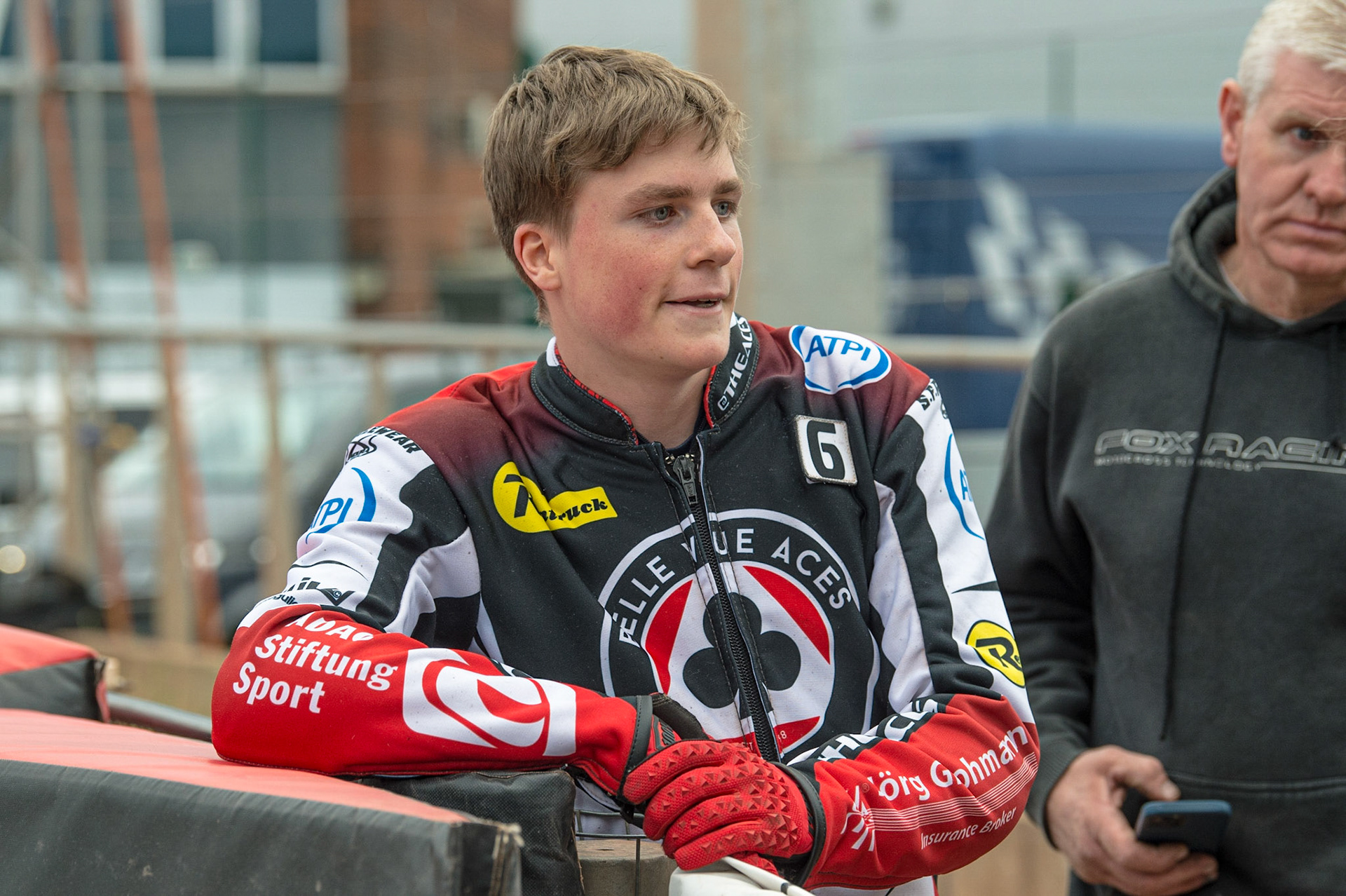 MANCHESTER, UK. JUN 13TH Norick Blödorn  during the SGB Premiership match between Belle Vue Aces and Wolverhampton  Wolves at the National Speedway Stadium, Manchester on Monday 13th June 2022. (Credit: Ian Charles | MI News)