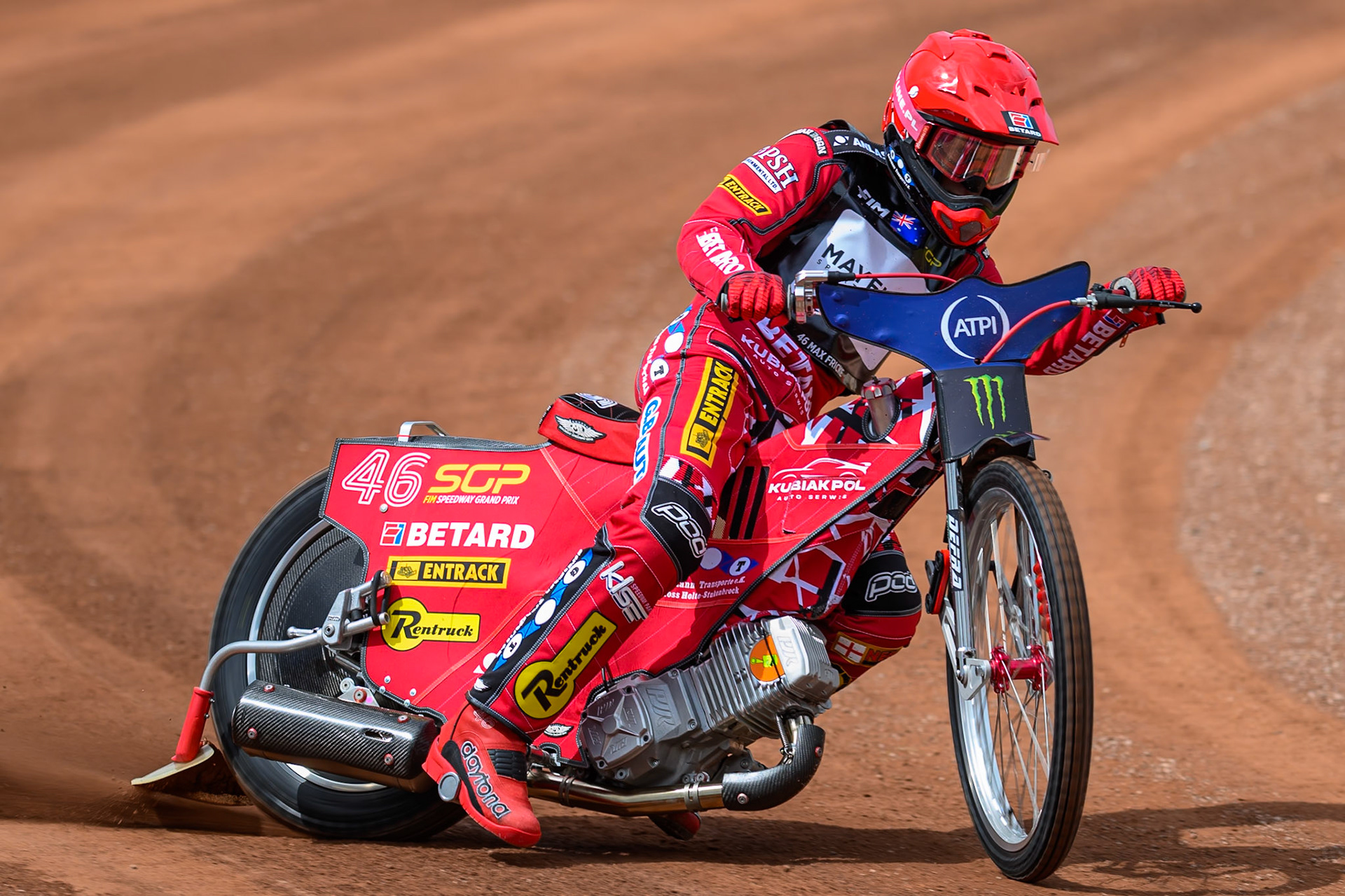 Max Fricke (46) of Australia \pr\ the ATPI  FIM Speedway GP of Manchester at the National Speedway Stadium, Manchester on Friday 5th June 2026. (Photo: Ian Charles | MI News)