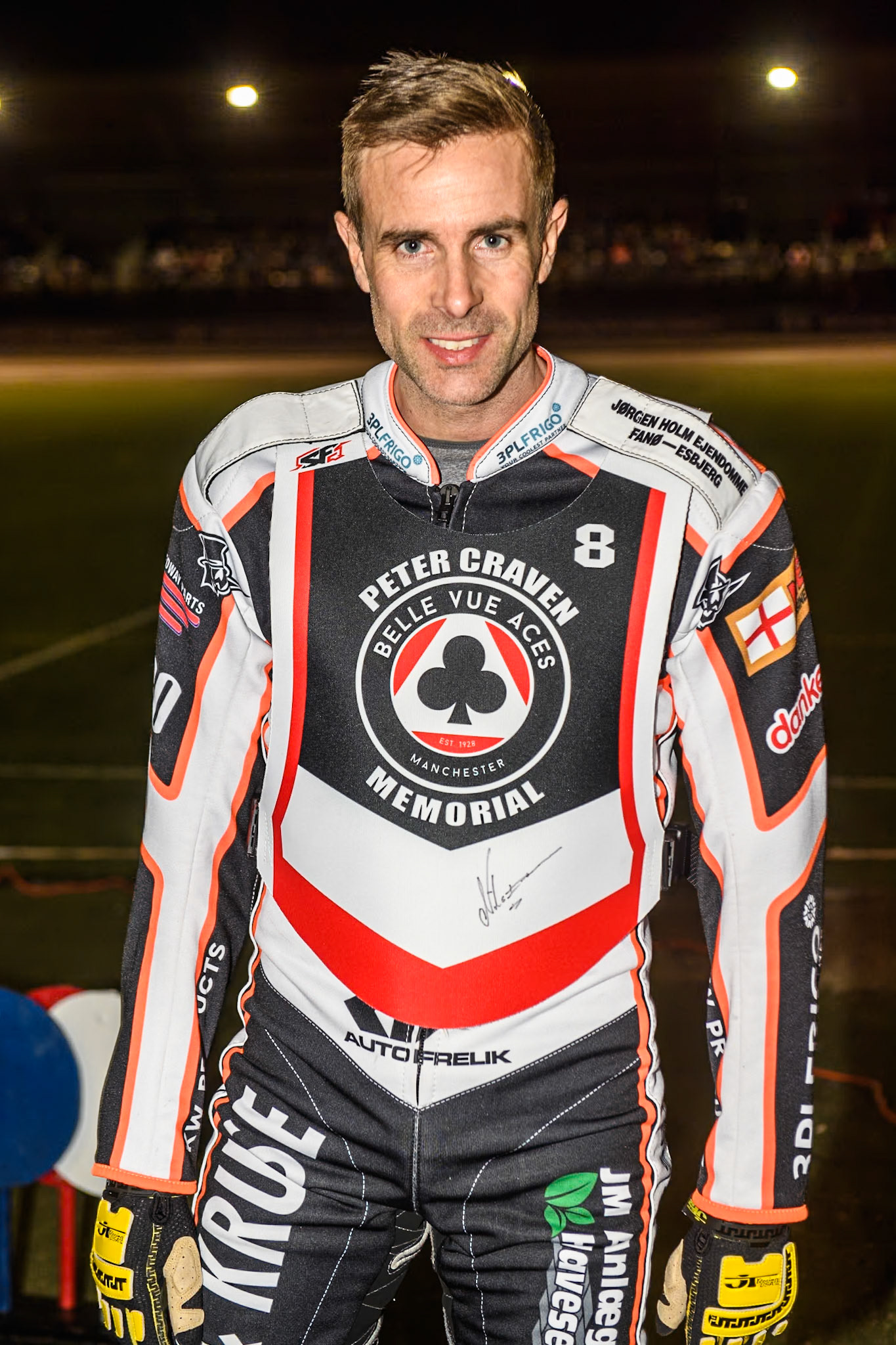 Denmark's Niels-Kristian Iversen during the Peter Craven Memorial Trophy meeting at the National Speedway Stadium, Manchester on Monday 18th March 2024. (Photo: Ian Charles | MI News)