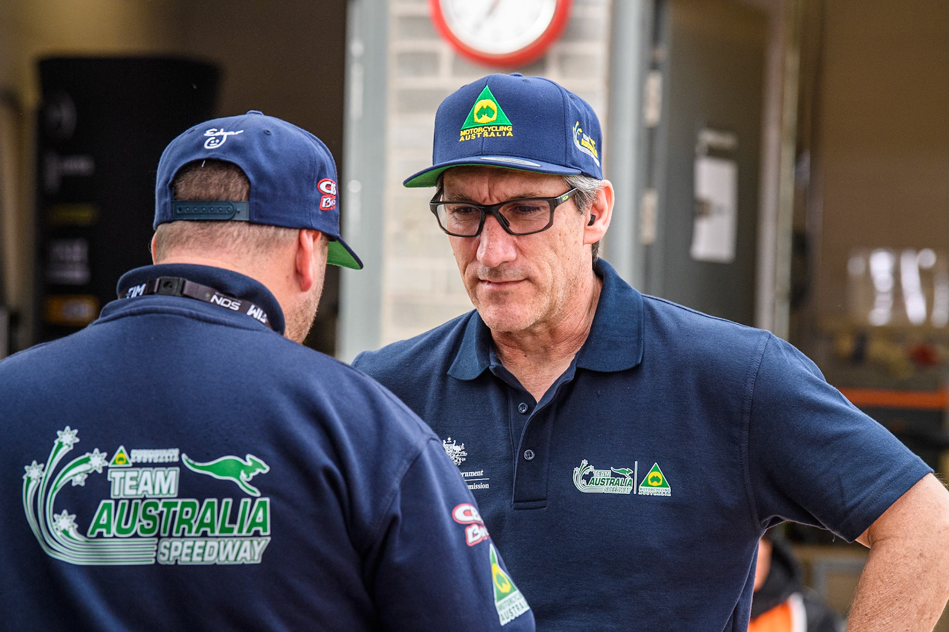 Australian Team manager, Mark Lemon during the Monster Energy FIM Speedway of Nation Final at the National Speedway Stadium, Manchester on Saturday 13th July 2024. (Photo: Ian Charles | MI News)