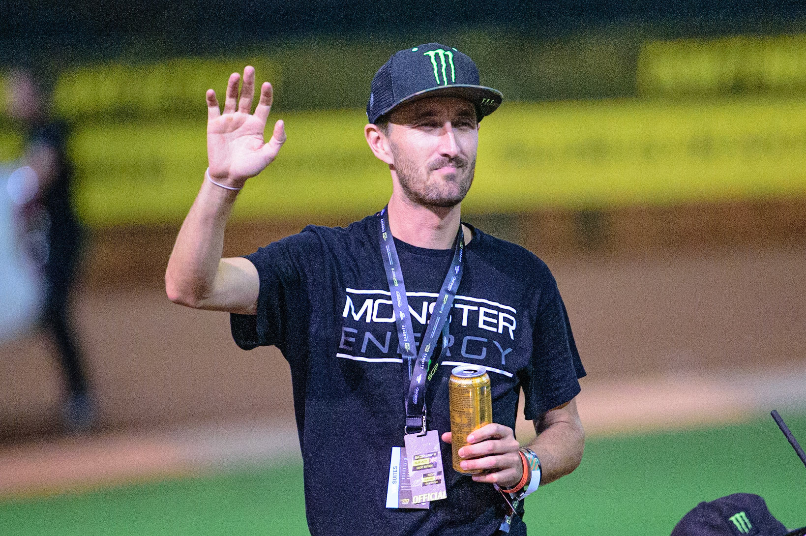 Chris Holder during the parade of Cardiff Legends during the FIM  Speedway Grand Prix of Great Britain at the Principality Stadium, Cardiff on Saturday 13th August 2022. (Credit: Ian Charles | MI News