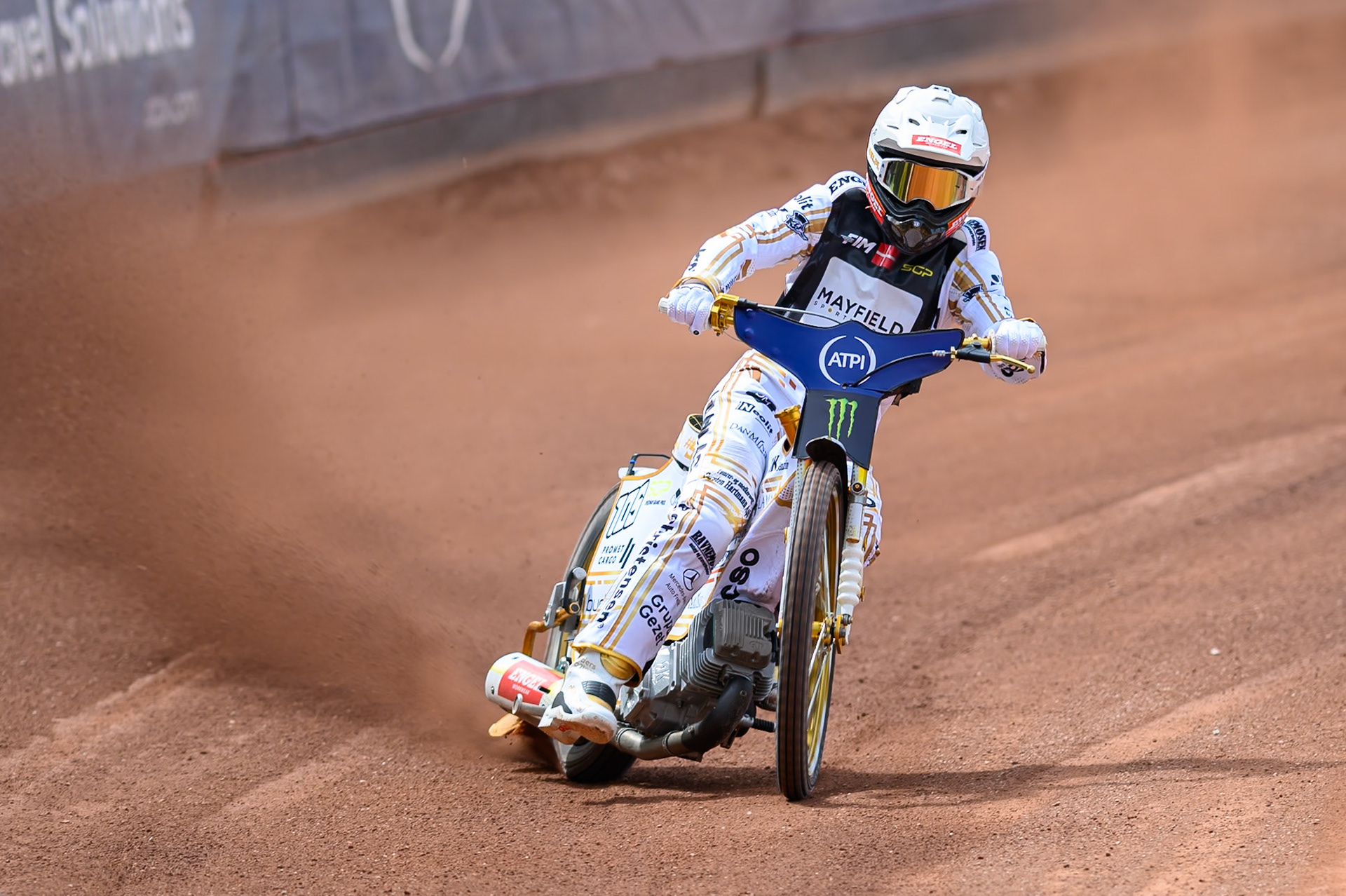 Brady Kurtz (101) of Australia during practice for the ATPI  FIM Speedway GP of Manchester at the National Speedway Stadium, Manchester on Friday 5th June 2026. (Photo: Ian Charles | MI News)