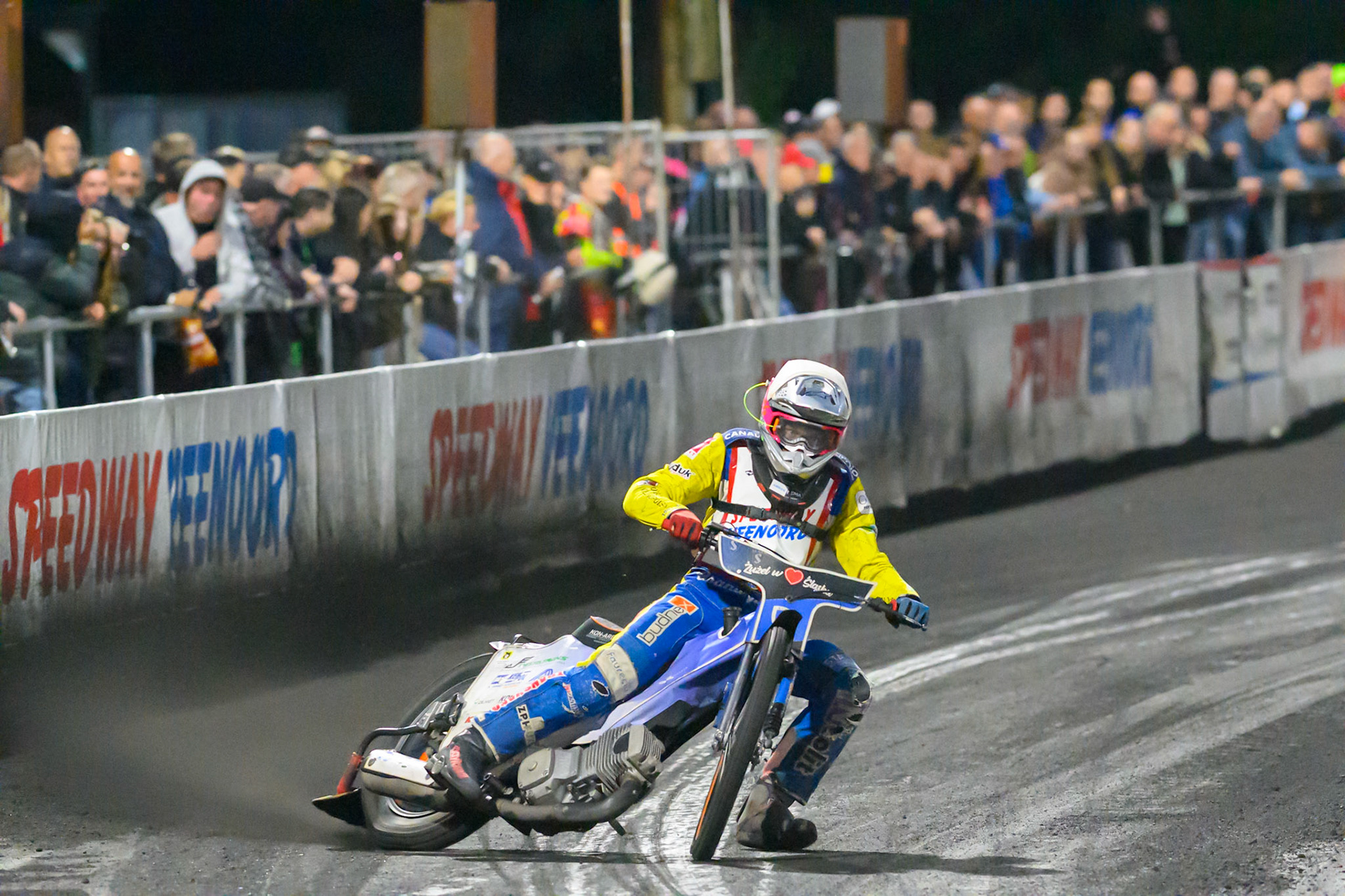Leon Sziegiel of Poland in action during the Gouden KENNY Helm at Speedway Veenoord, Veenoord in the Netherlands on Saturday 19th September 2026. (Photo: Ian Charles | MI News)