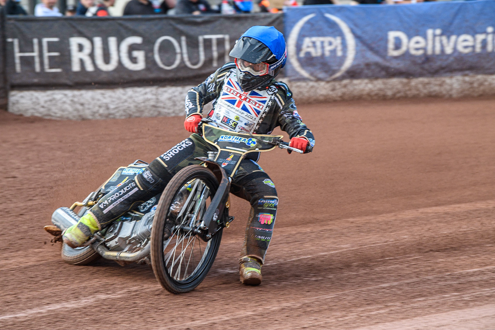 Ashton Vale in action  during the British Youth Speedway Championships at the National Speedway Stadium, Manchester on Friday 21st July 2023. (Photo: Ian Charles | MI News)