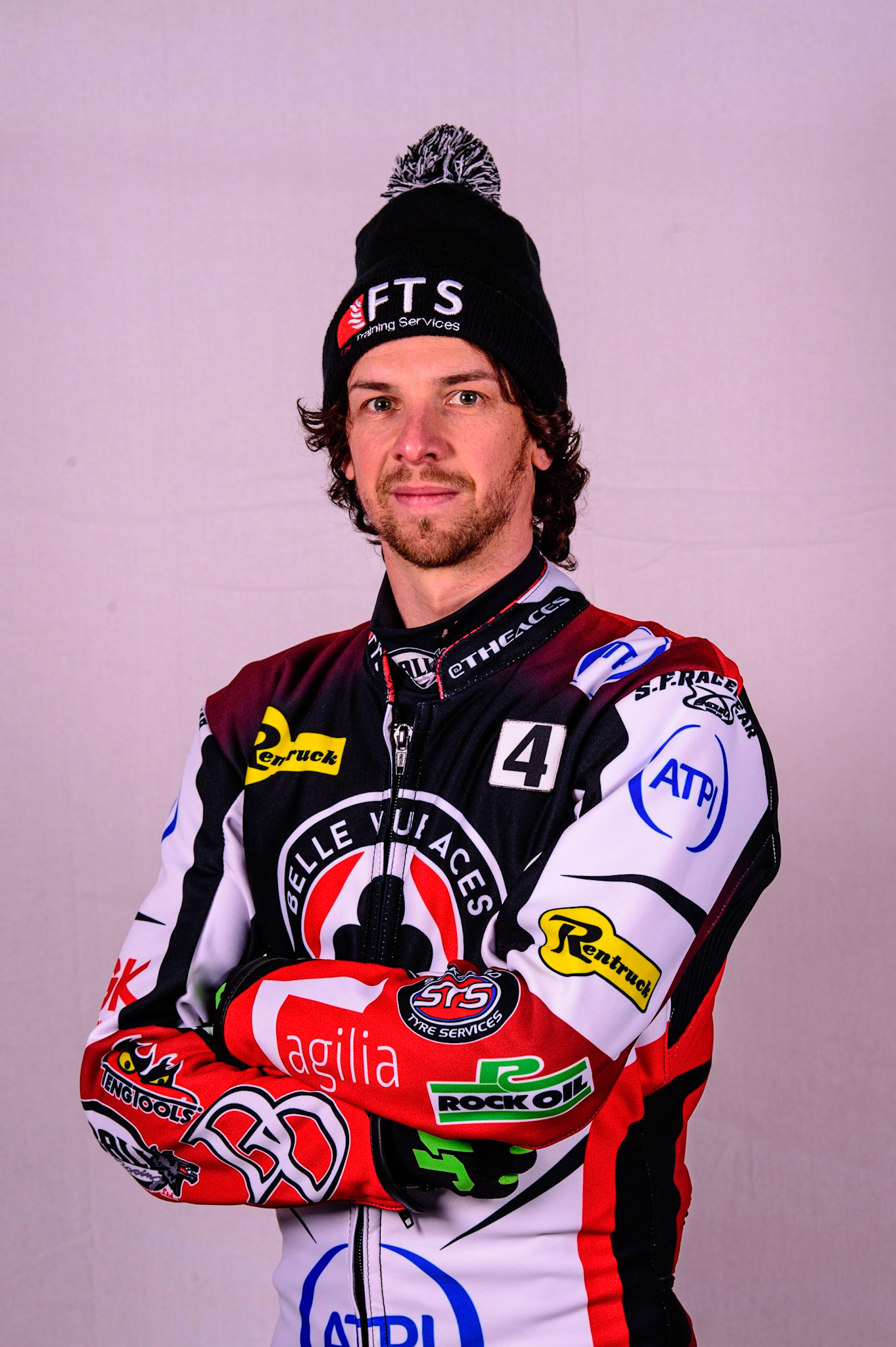 MANCHESTER, UK. MAR 14TH Charles Wright - Belle Vue 'ATPI' Aces during the Belle Vue Speedway Media Day at the National Speedway Stadium, Manchester on Monday 14th March 2022. (Credit: Ian Charles | MI News)