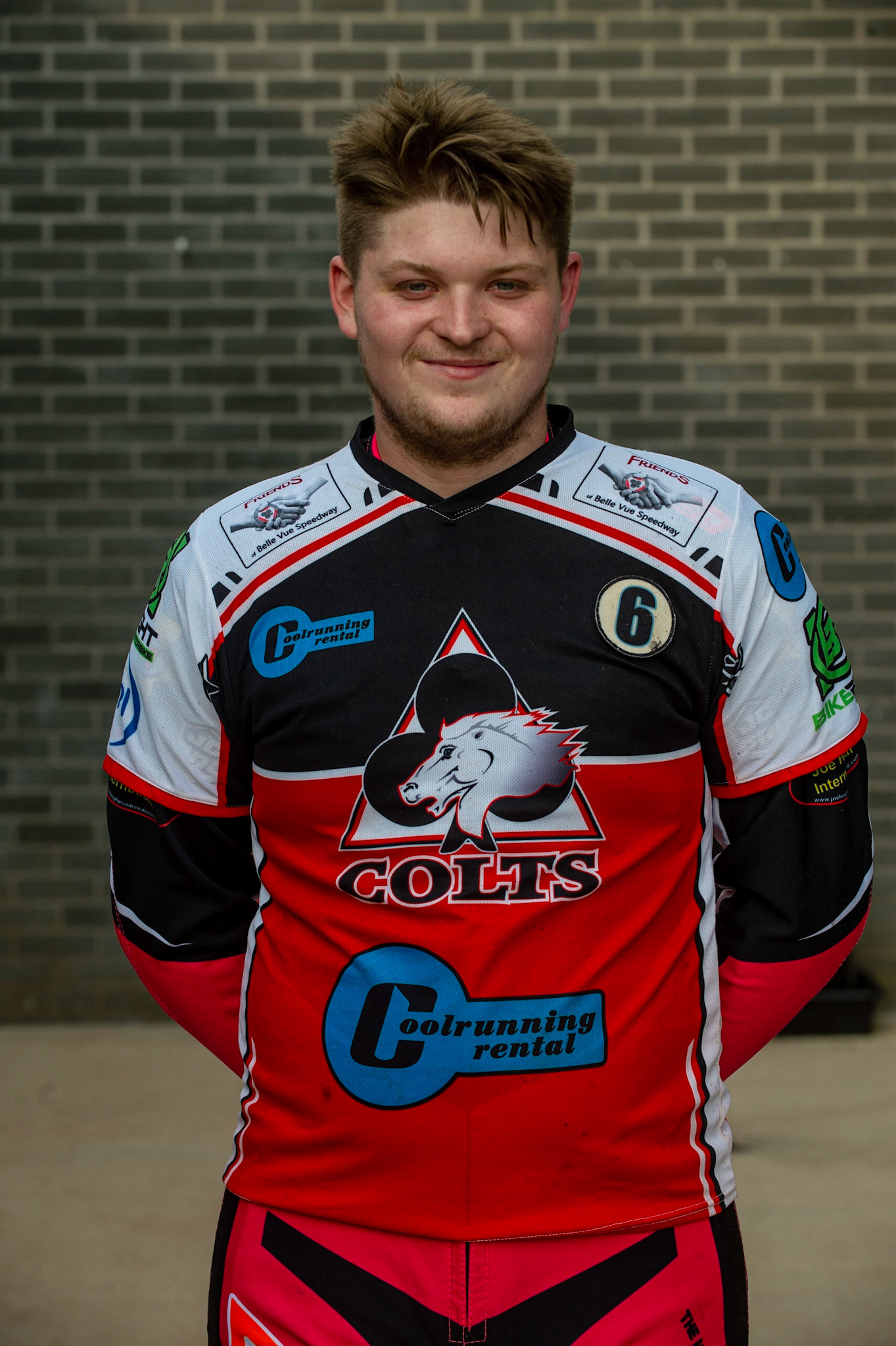 MANCHESTER, UK. JULY 2ND  Sam Woolley - Belle Vue Cool Running Colts  during the National Development League match between Belle Vue Colts and Kent Royals at the National Speedway Stadium, Manchester on Friday 2nd July 2021. (Credit: Ian Charles | MI News)
