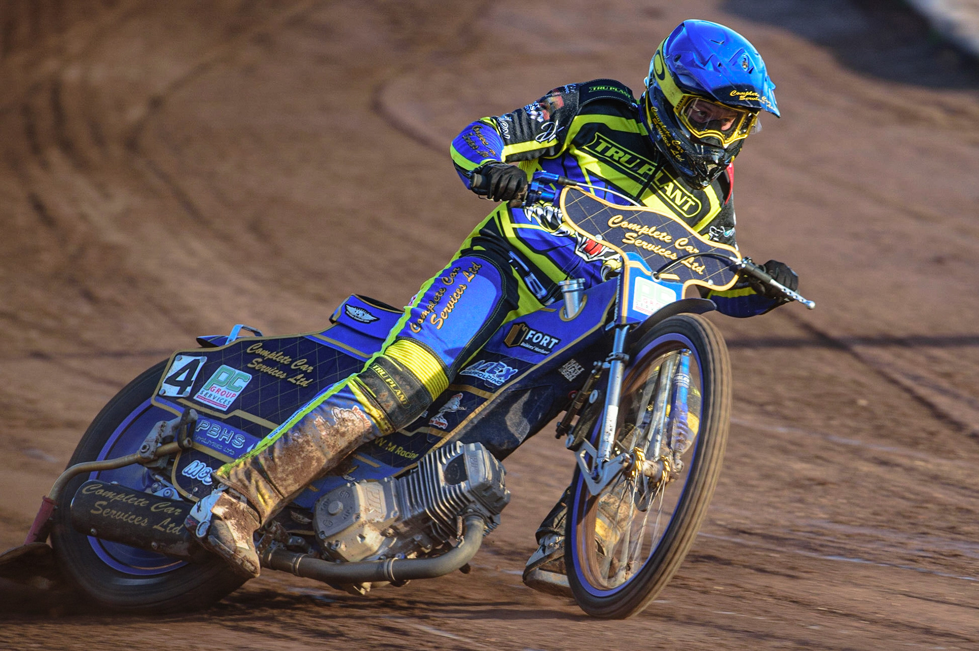 SHEFFIELD, UK. MAY 26TH Kyle Howarth  in action  for Sheffield TruPlant Tigers  during the SGB Premiership match between Sheffield Tigers and Belle Vue Aces at Owlerton Stadium, Sheffield on Thursday 26th May 2022. (Credit: Ian Charles | MI News)