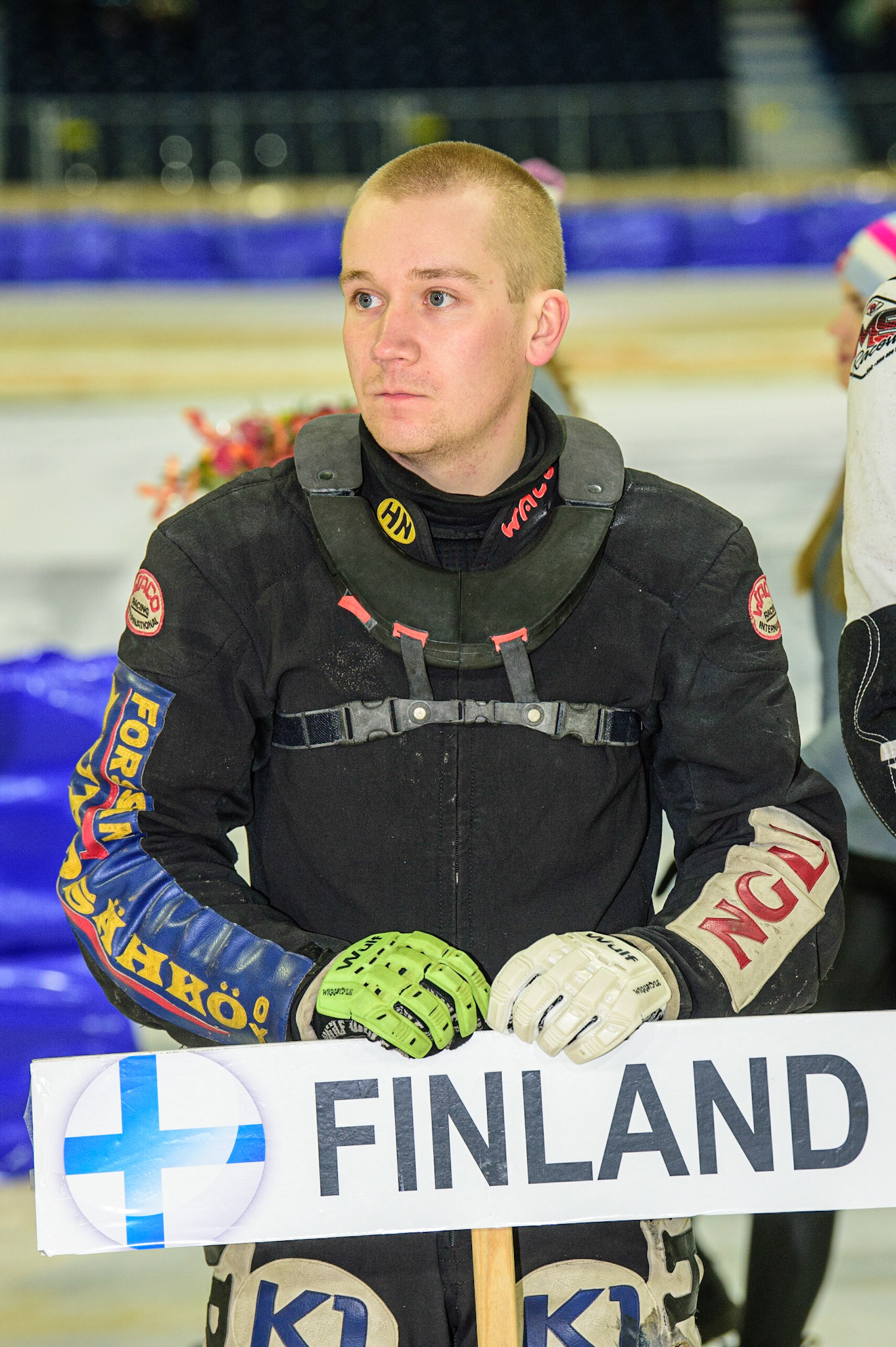 HEERENVEEN, NL. APR 1. Henri Ahlbom (Finland)  during the ROLOEF THIJS BOKAAL  at Ice Rink Thialf, Heerenveen on Friday 1st April 2022. (Credit: Ian Charles | MI News)