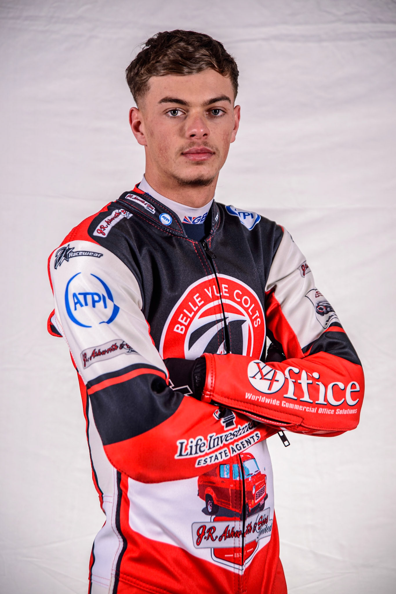 Freddy Hodder - Belle Vue Colts during the Belle Vue Aces Media Day at the National Speedway Stadium, Manchester on Wednesday 12th March 2025. (Photo: Ian Charles | MI News)f