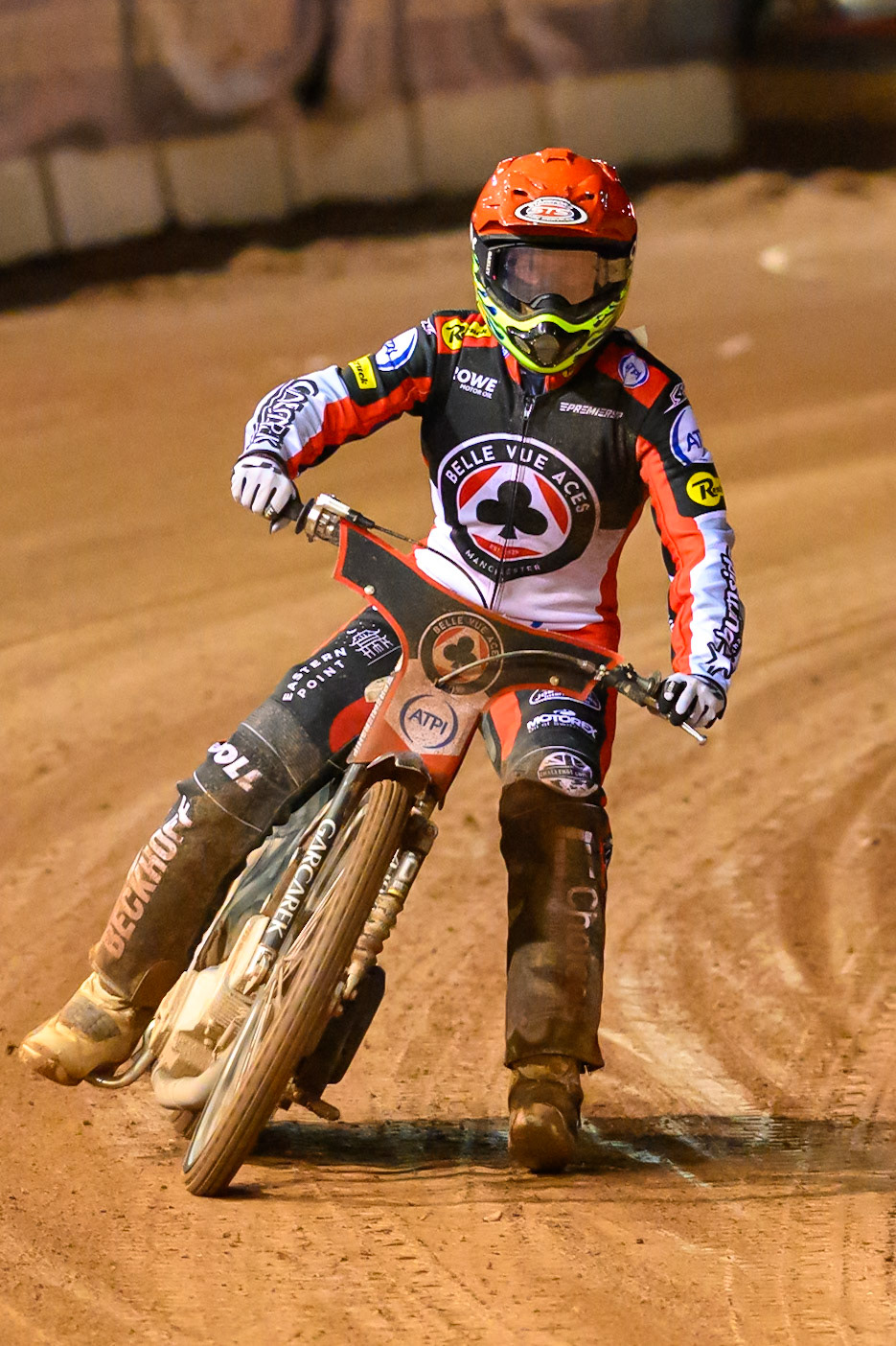 Nicolai Klindt, Guest Rider for Belle Vue Aces during the Rowe Motor Oil Premiership Grand Final 2nd Leg between Belle Vue Aces and Sheffield Tigers at the National Speedway Stadium, Manchester on Friday 16th October 2026. (Photo: Ian Charles | MI News)