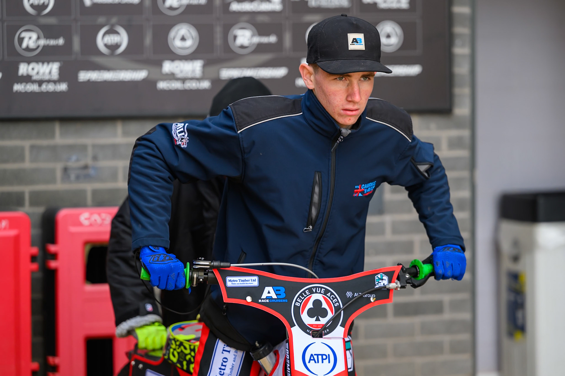 Will Cairns, Rising Star Rider of Belle Vue Aces during the Belle Vue Aces Media Day at the National Speedway Stadium, Manchester on Wednesday 11th March 2026. (Photo: Ian Charles | MI News)