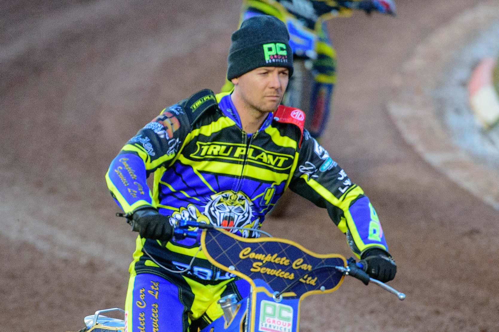 MANCHESTER, UK.  MAR 28TH. Kyle Howarth of Sheffield   during the SGB Premiership League Cup match between Belle Vue Aces and Sheffield Tigers at the National Speedway Stadium, Manchester on Monday 28th March 2022. (Credit: Ian Charles | MI News)