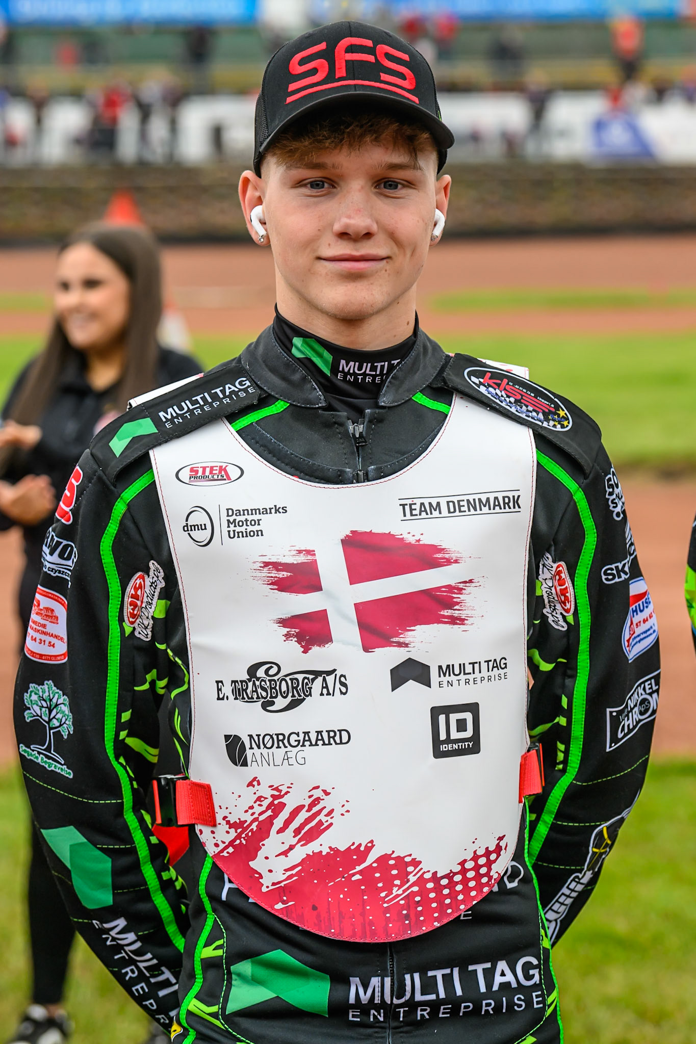 Villads Nagel of Denmark during the FIM SGP2 Qualifying Round at the Peugeot Ashfield Stadium in Glasgow on Saturday 24th May 2025. (Photo: Ian Charles | MI News)