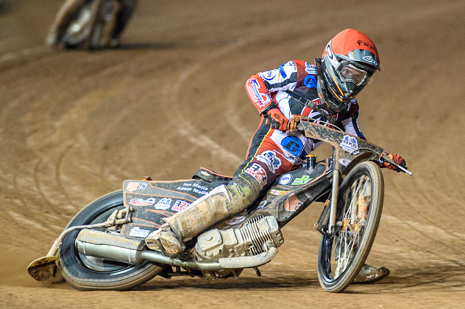 Jack Smith in action for Belle Vue Cool Running Colts during the National Development League match between Belle Vue Colts and Leicester Lion Cubs at the National Speedway Stadium, Manchester on Friday 8th September 2023. (Photo: Ian Charles | MI News)