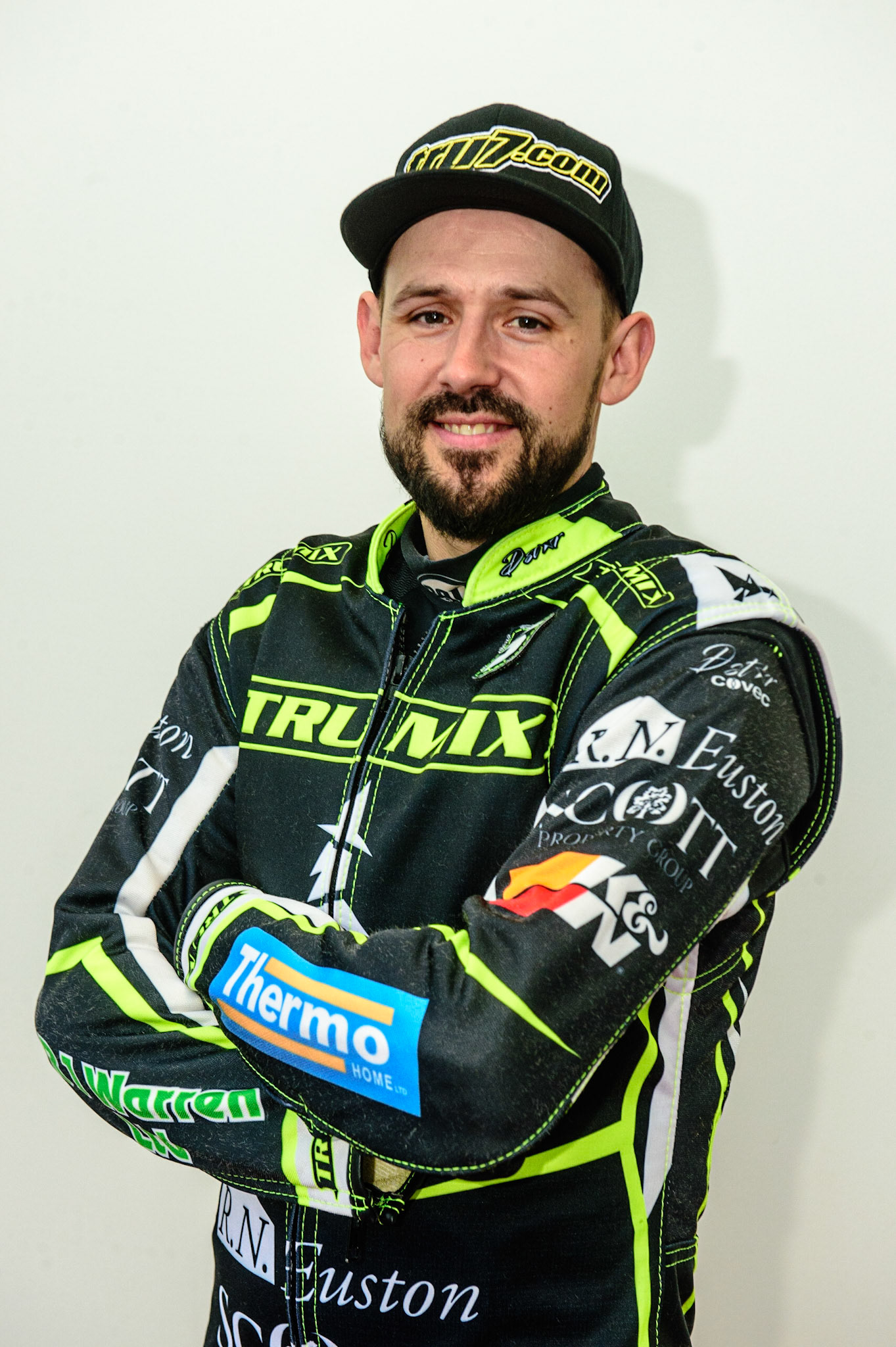 MANCHESTER, UK. APRIL 12TH: Danny King, Captain of Ipswich Witches at the Discovery Networks Eurosport Speedway Season Launch at the National Speedway Stadium, Manchester on Tuesday 12th April 2022 (Credit: Ian Charles | MI News)