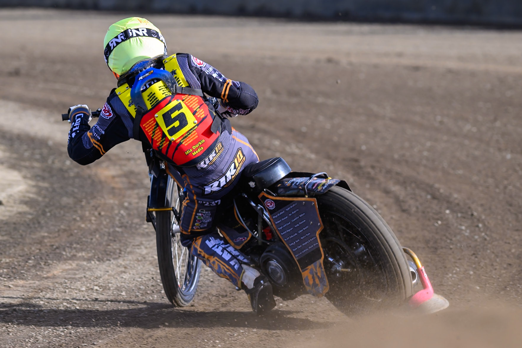 Ryan Ingram of Leicester Lion Cubs   in action during the WSRA National Development League match between Buxton Bulls and Leicester Lion Cubs at Hi-Edge Speedway, Buxton on Sunday 4th October 2026. (Photo: Ian Charles | MI News)