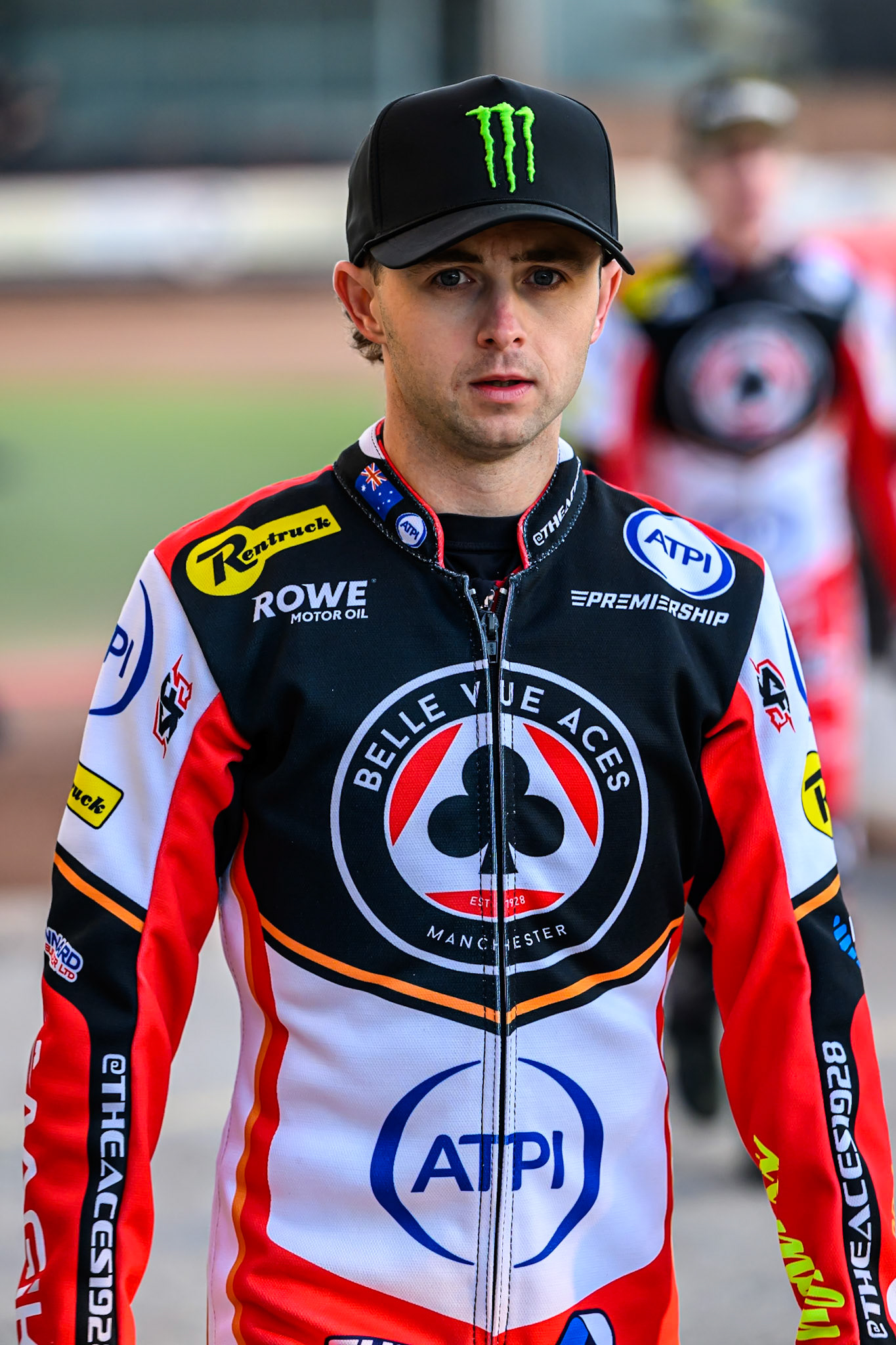 Jaimon Lidsey of Belle Vue Aces during the Rowe Motor Oil Premiership Play Off Semi Final 1 (1st Leg)  between Belle Vue Aces and Ipswich Witches at the National Speedway Stadium, Manchester on Monday 8th September 2025. (Photo: Ian Charles | MI News)
