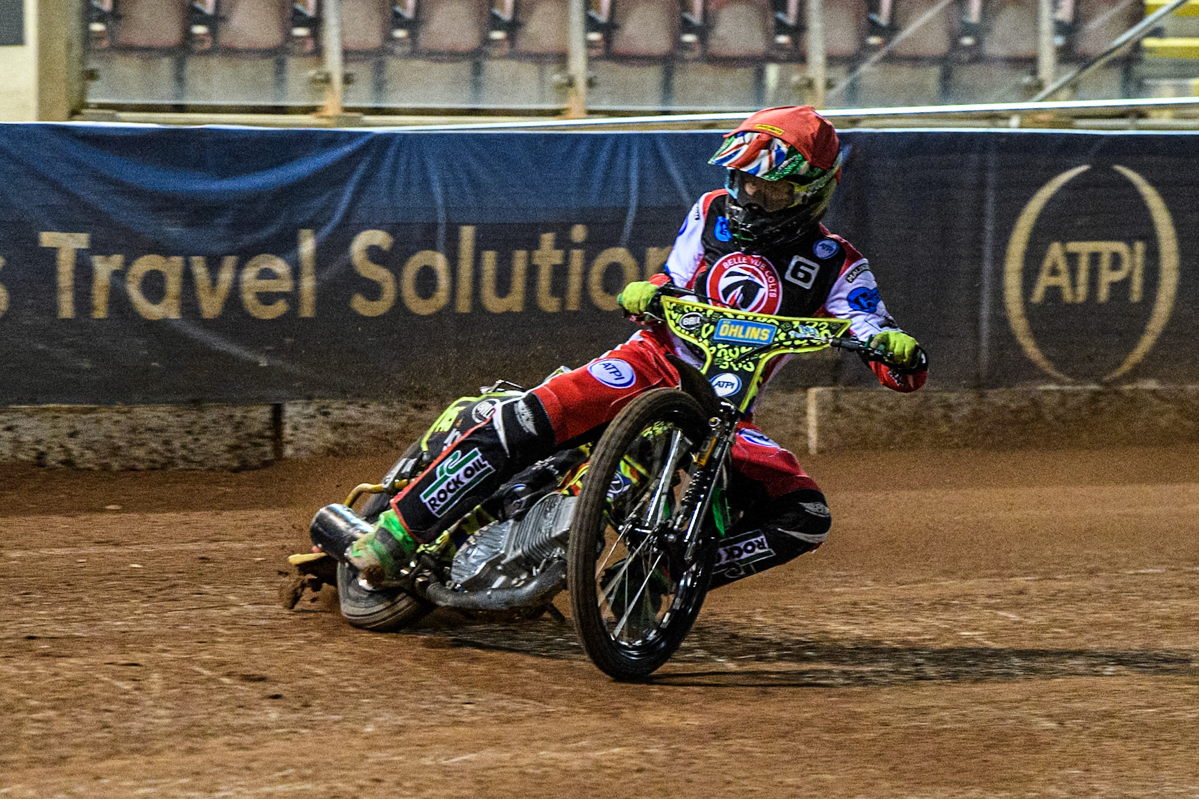 Belle Vue Colts' William Cairns in action during the WSRA National Development League match between Belle Vue Aces and Edinburgh Monarchs at the National Speedway Stadium, Manchester on Friday 30th August 2024. (Photo: Ian Charles | MI News)