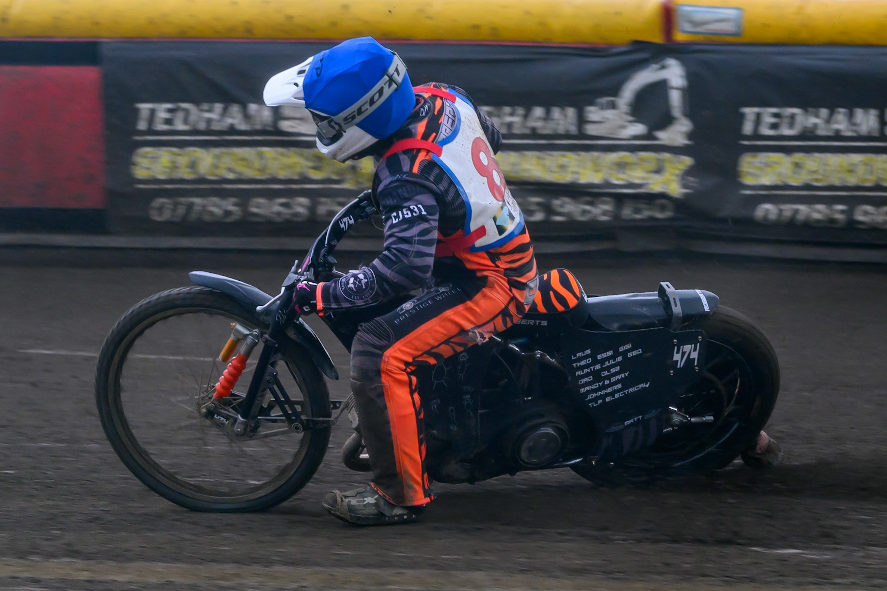 Jack Roberts in action during the Derbyshire Open at Hi-Edge Speedway, Buxton on Sunday 27th September 2026. (Photo: Ian Charles | MI News)